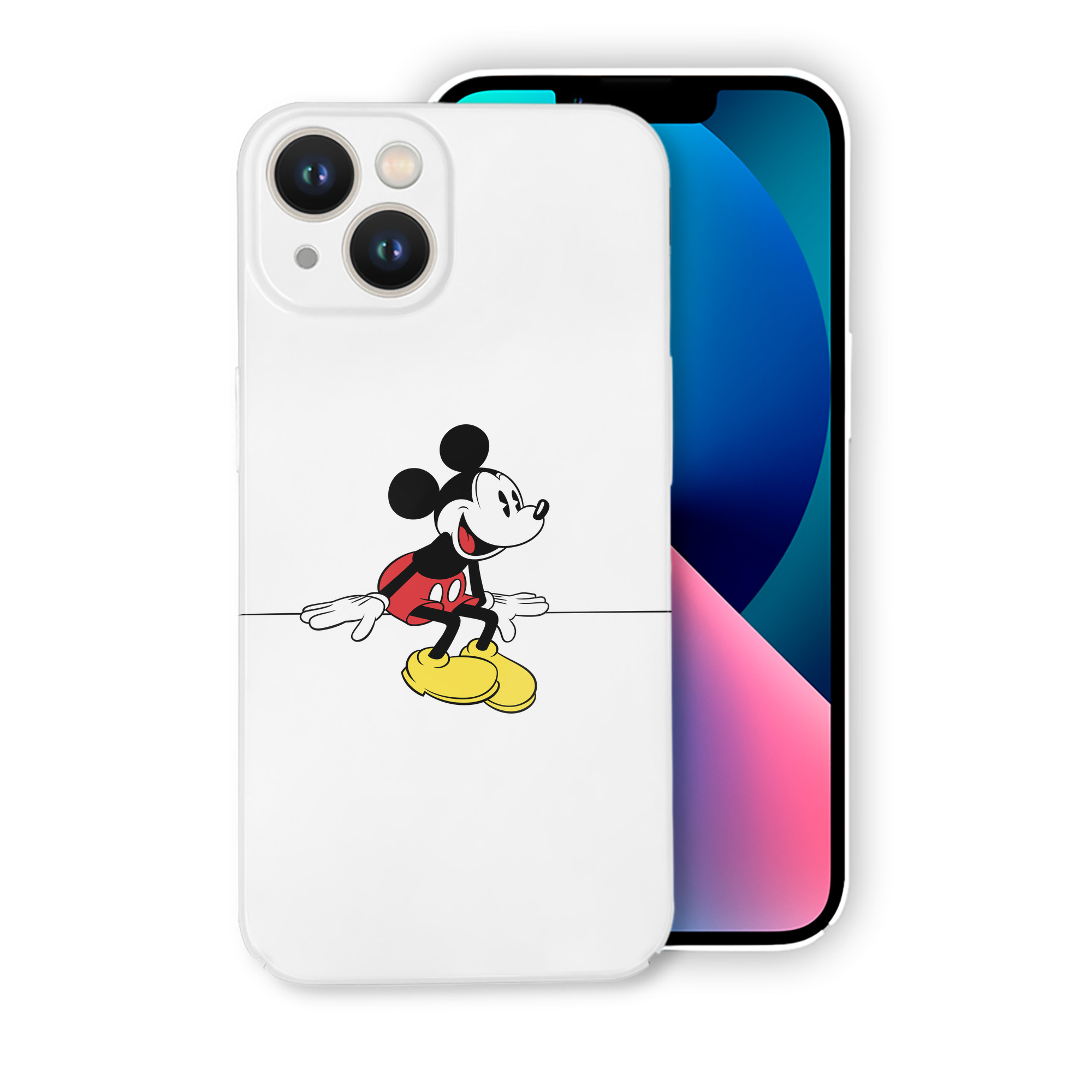 （画像用） ミッキーマウス Mickey Mouse 【iPhone 14シリーズ対応】ハードケース