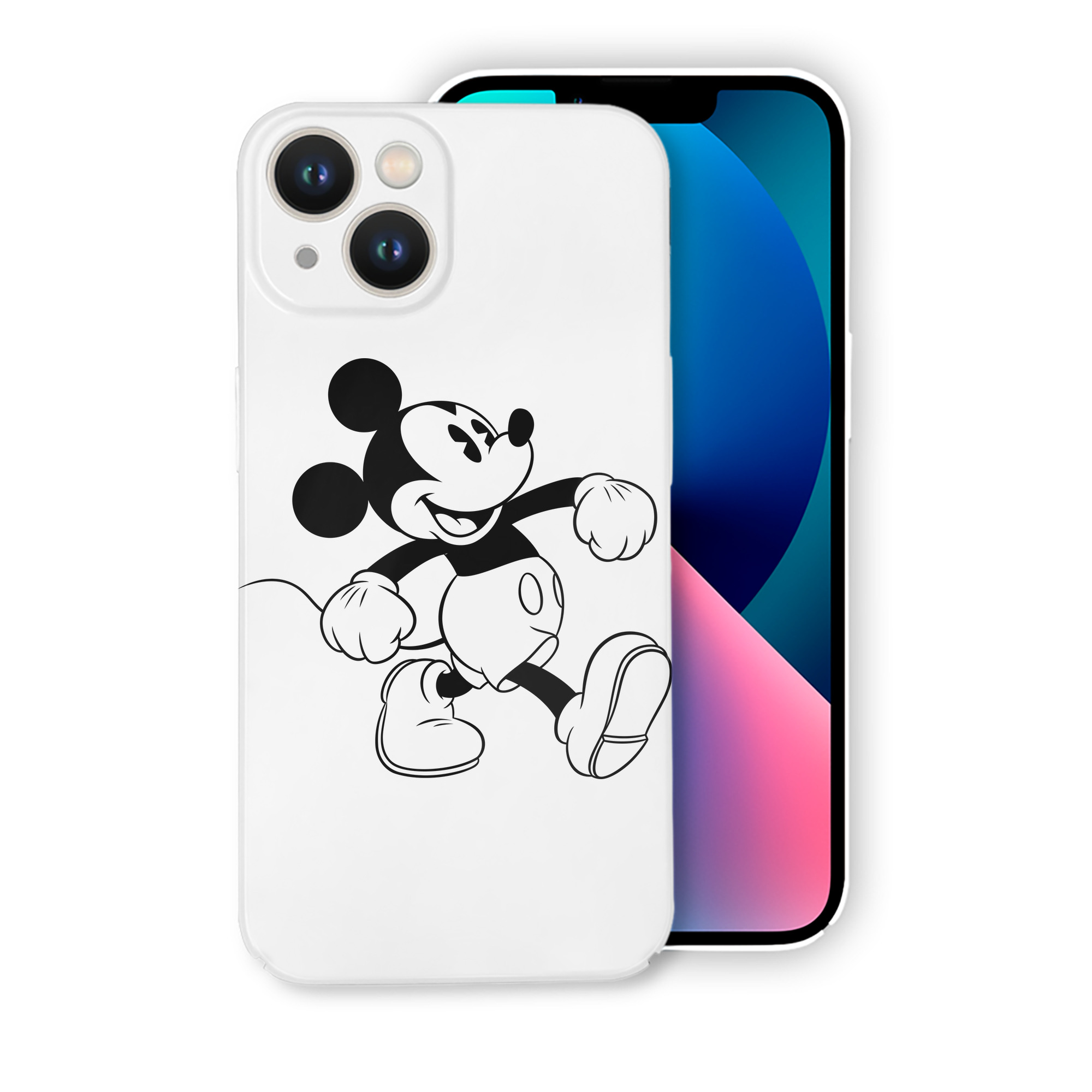 （画像用） ミッキーマウス Mickey Mouse 【iPhone 14シリーズ対応】ハードケース