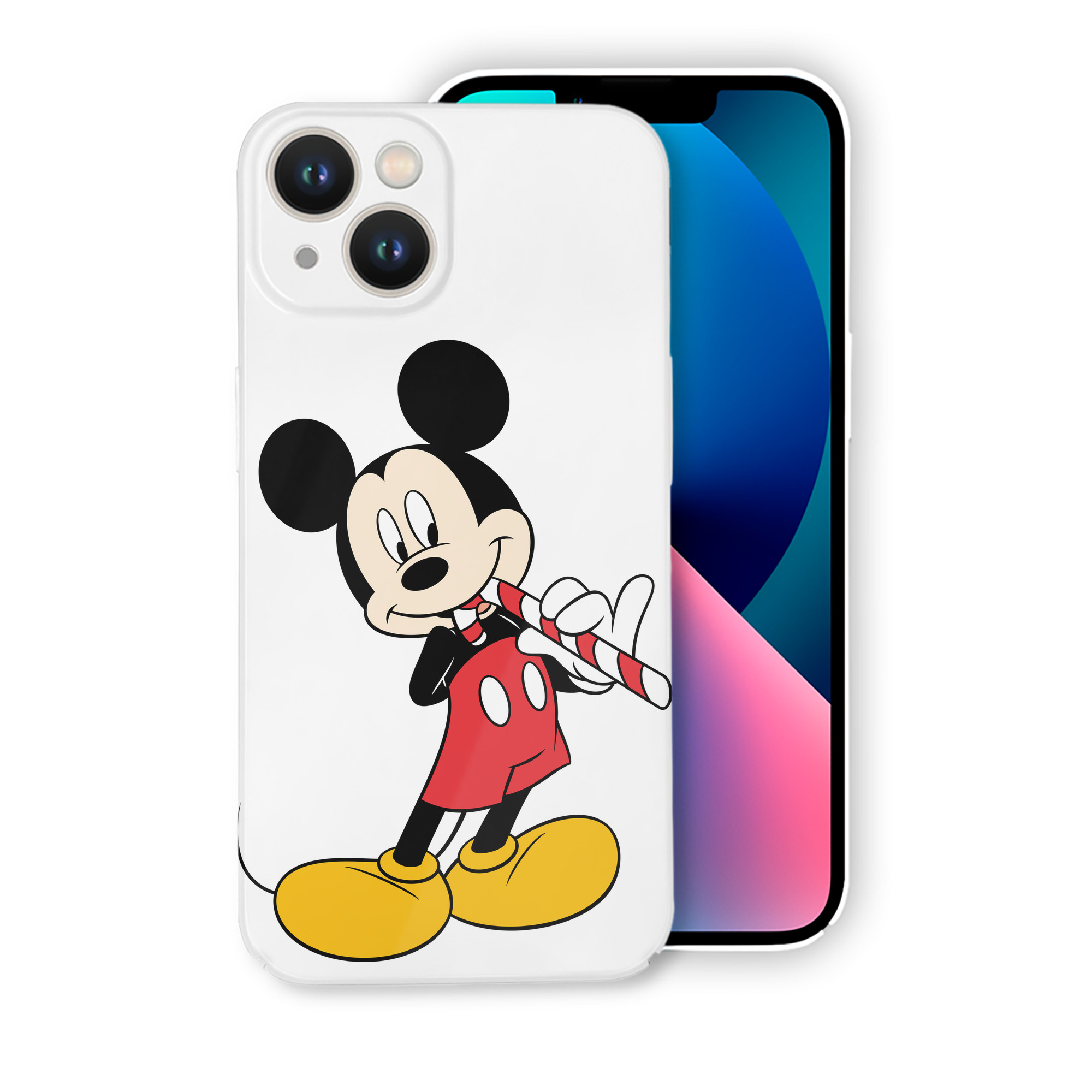 （画像用） ミッキーマウス Mickey Mouse 【iPhone 14シリーズ対応】ハードケース