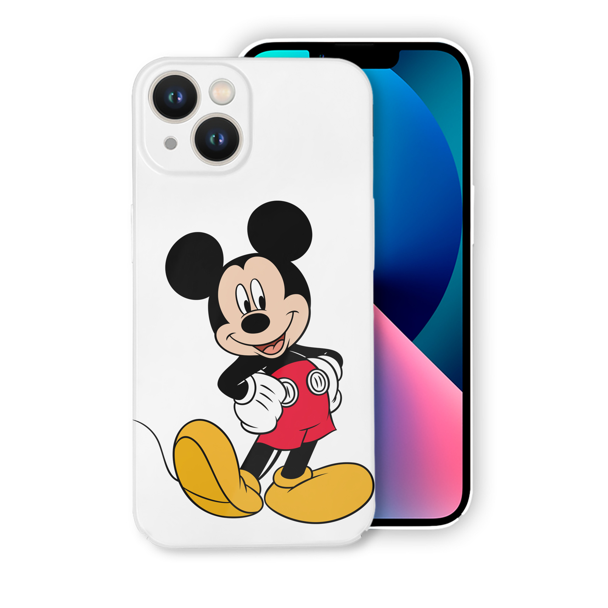 （画像用） ミッキーマウス Mickey Mouse 【iPhone 14シリーズ対応】ハードケース