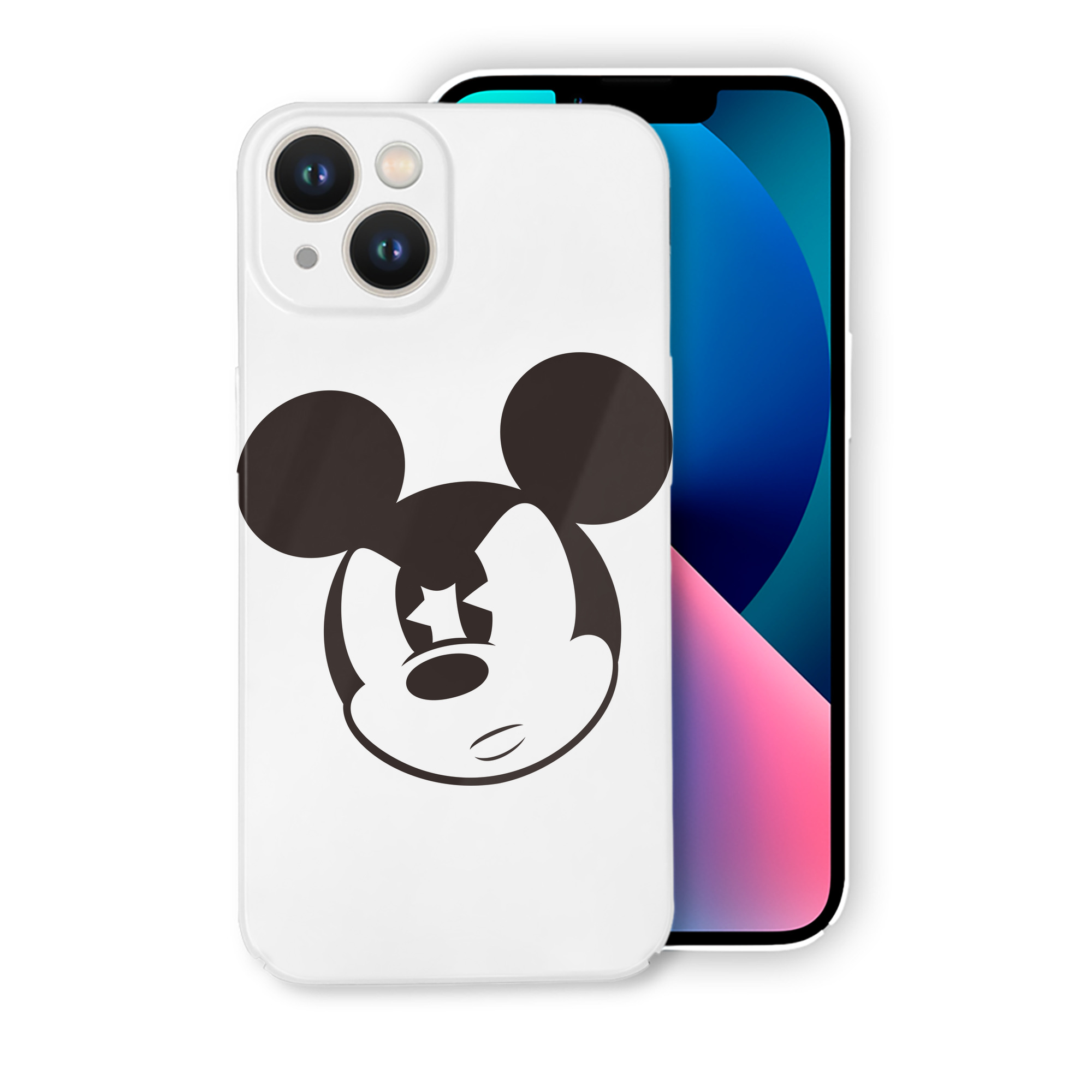 （画像用） ミッキーマウス Mickey Mouse 【iPhone 14シリーズ対応】ハードケース
