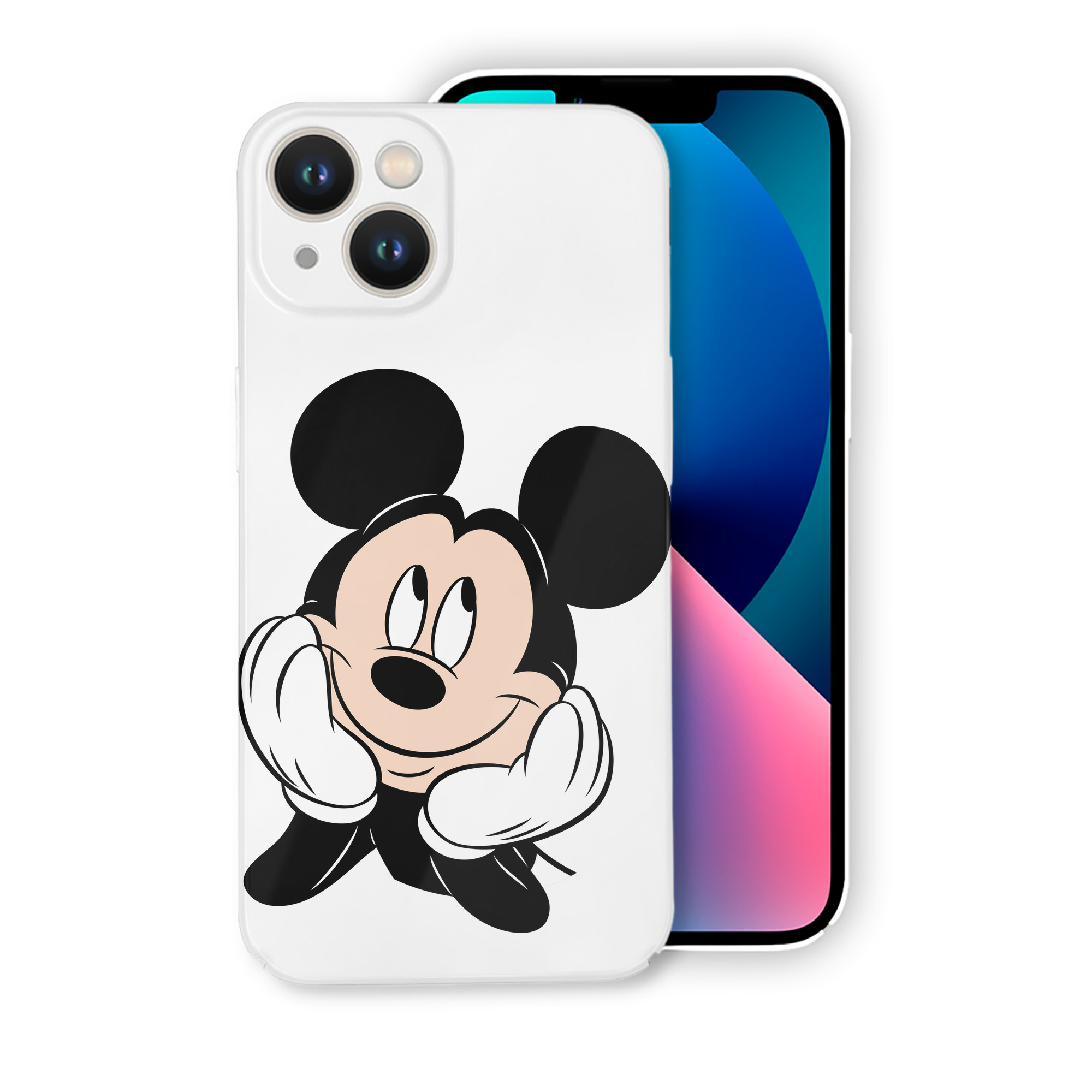 （画像用） ミッキーマウス Mickey Mouse 【iPhone 14シリーズ対応】ハードケース