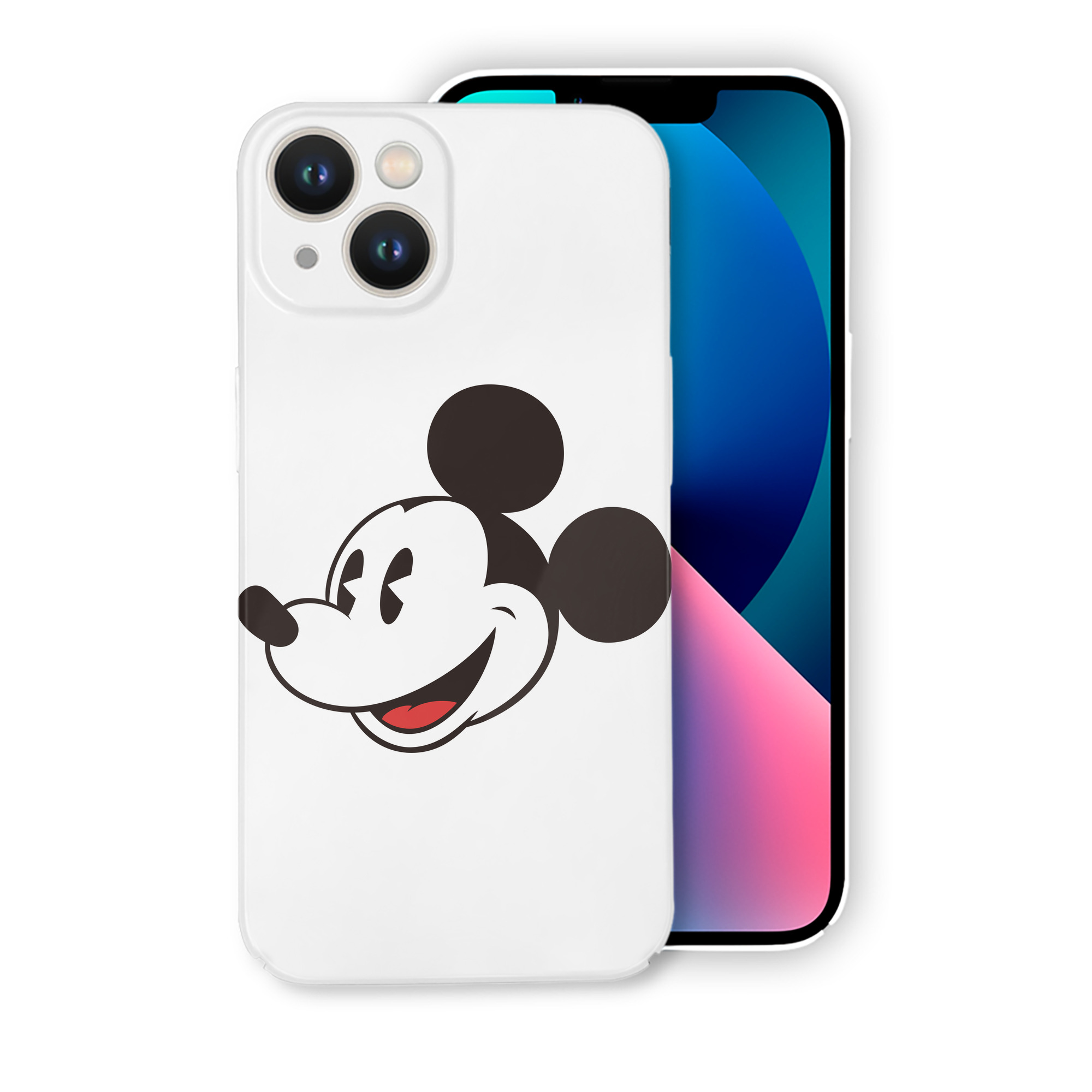 （画像用） ミッキーマウス Mickey Mouse 【iPhone 14シリーズ対応】ハードケース
