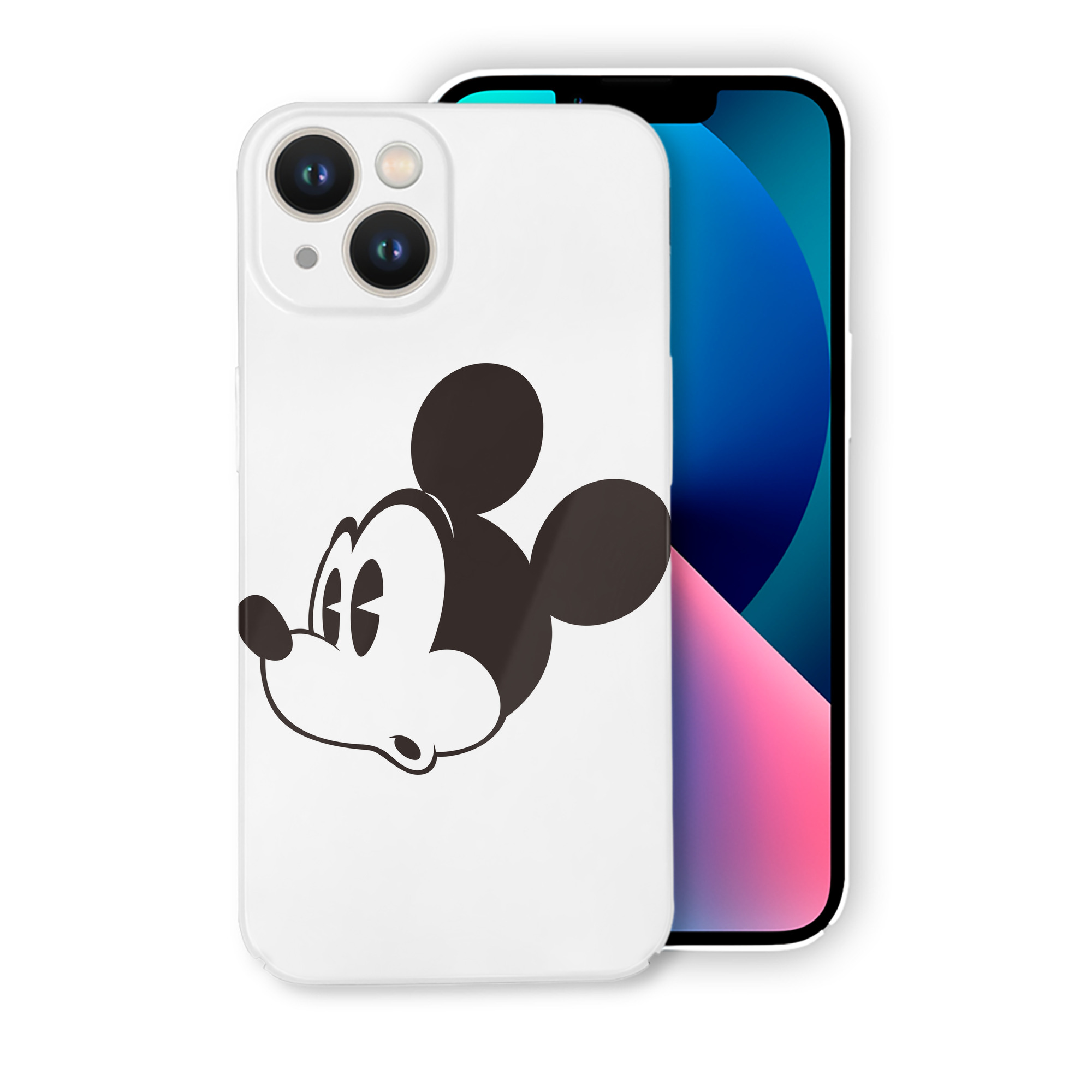 （画像用） ミッキーマウス Mickey Mouse 【iPhone 14シリーズ対応】ハードケース