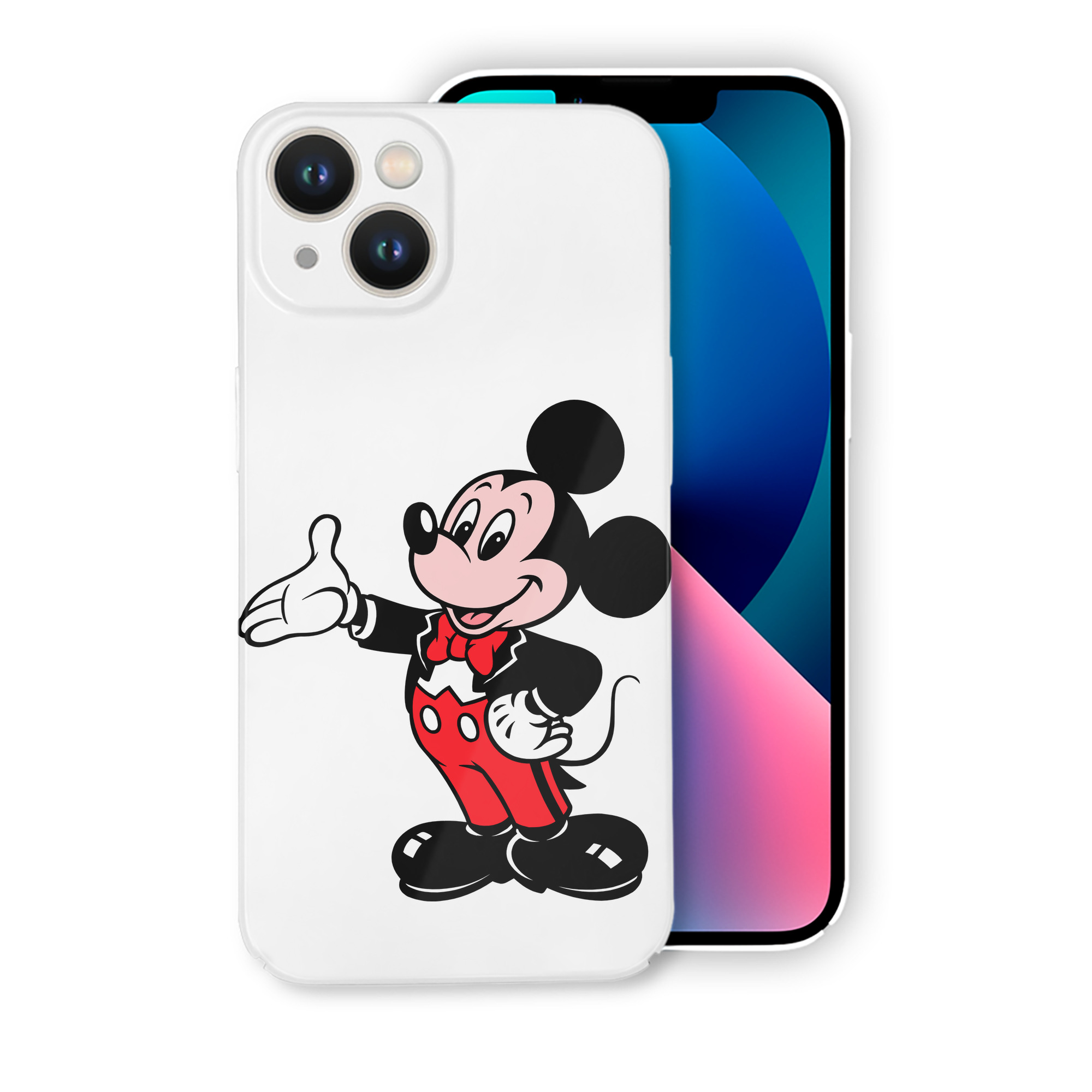 （画像用） ミッキーマウス Mickey Mouse 【iPhone 14シリーズ対応】ハードケース