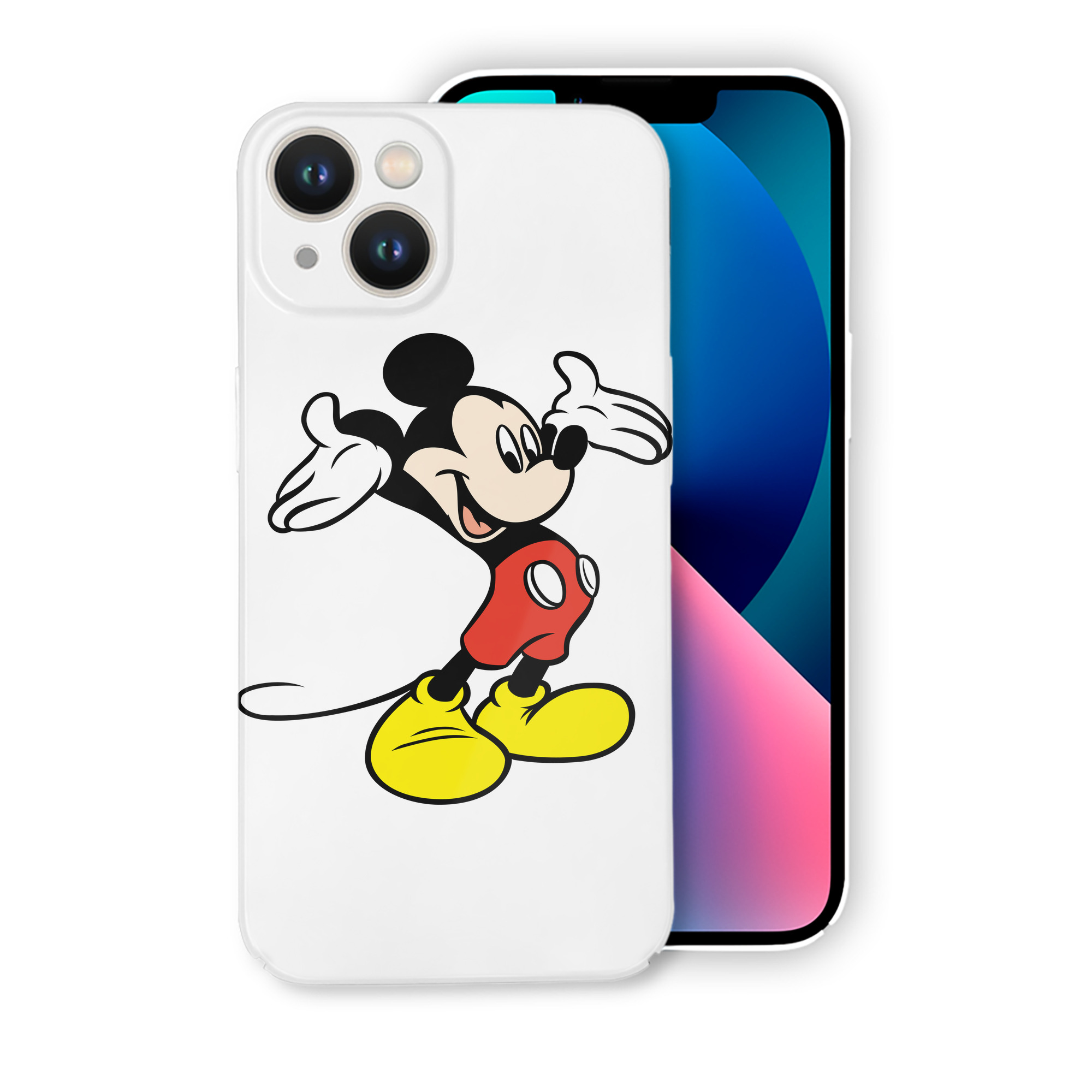（画像用） ミッキーマウス Mickey Mouse 【iPhone 14シリーズ対応】ハードケース