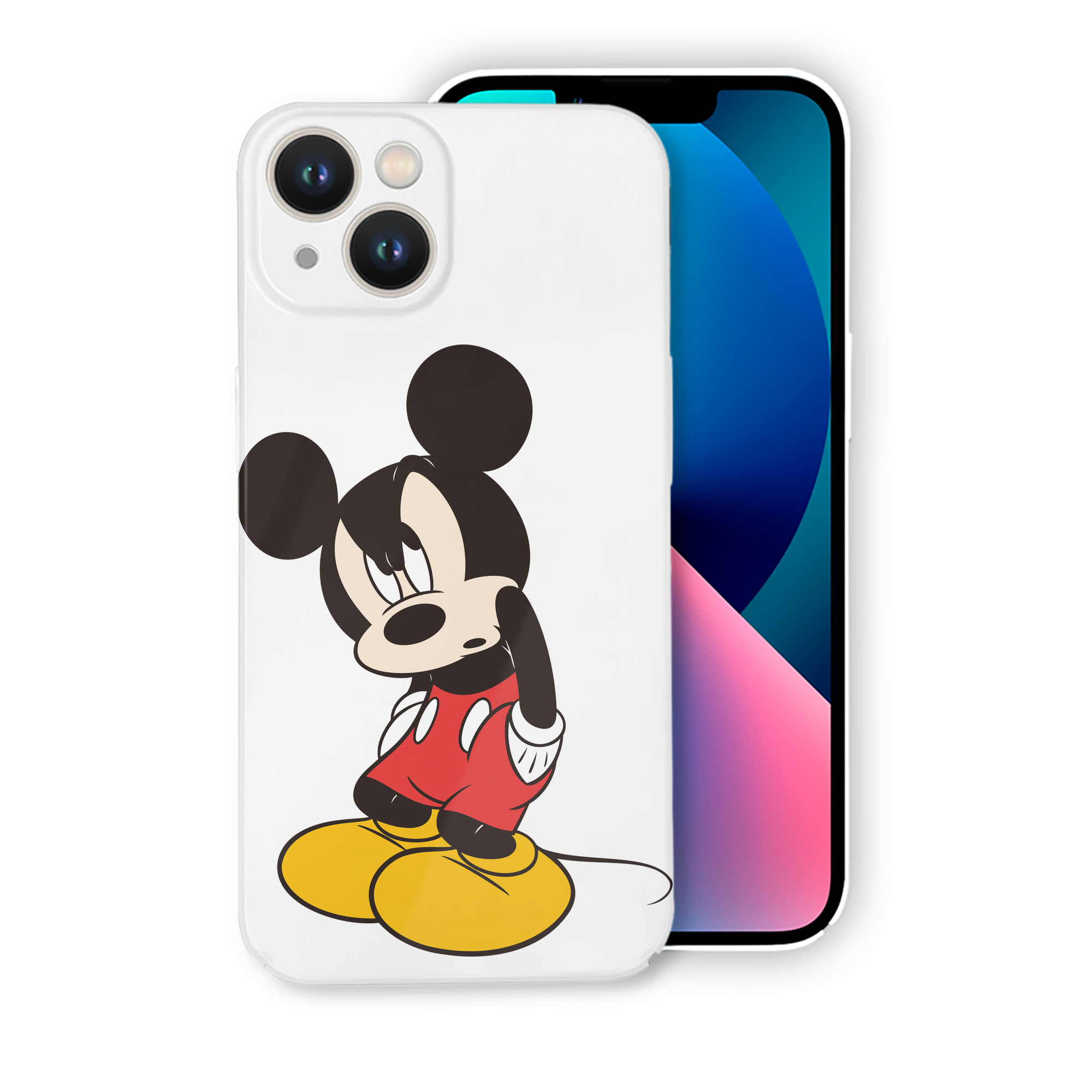 （画像用） ミッキーマウス Mickey Mouse 【iPhone 14シリーズ対応】ハードケース