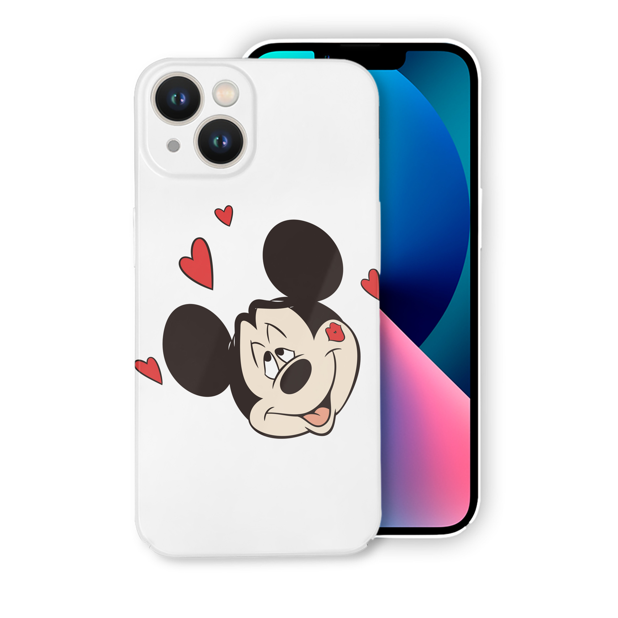 （画像用） ミッキーマウス Mickey Mouse 【iPhone 14シリーズ対応】ハードケース