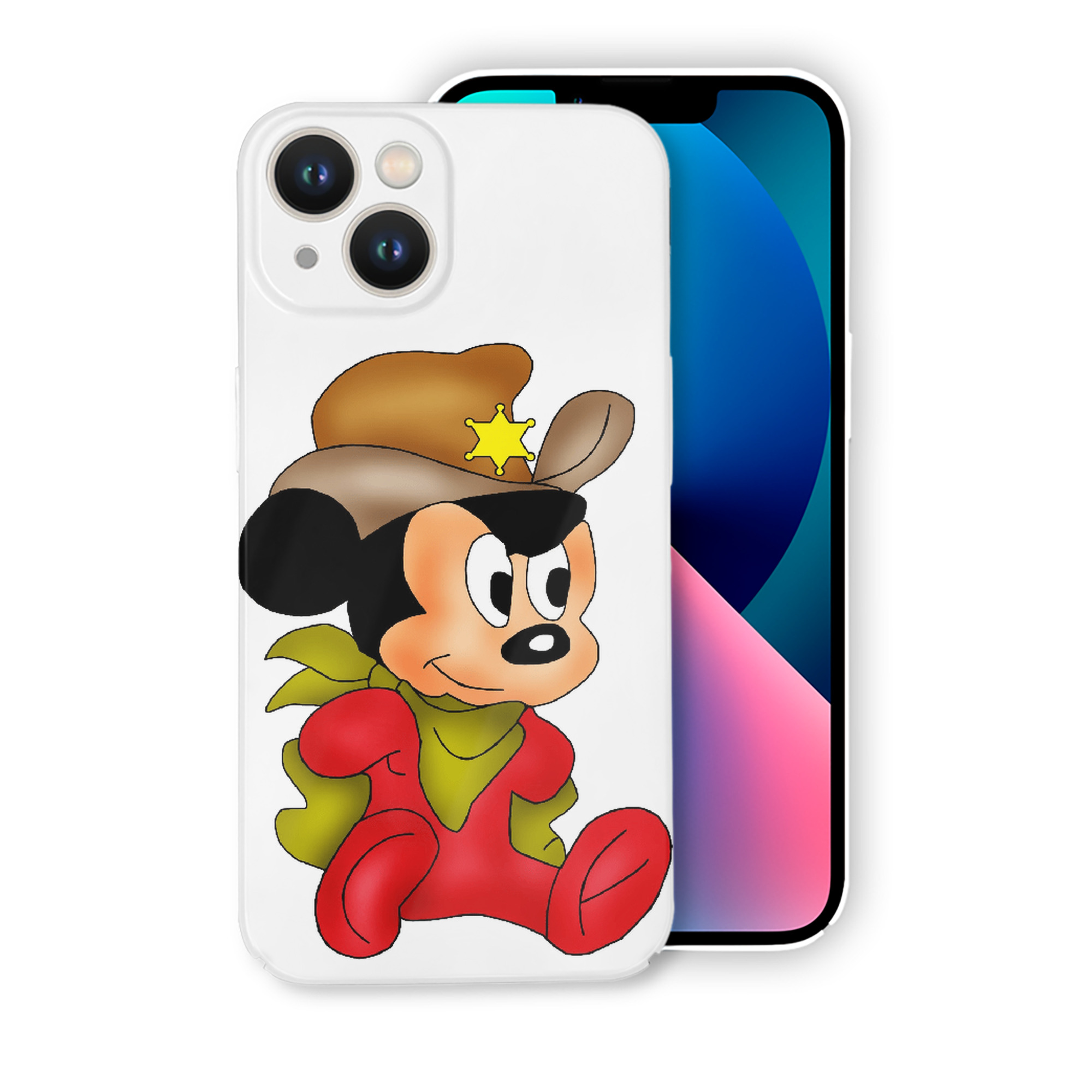 （画像用） ミッキーマウス Mickey Mouse 【iPhone 14シリーズ対応】ハードケース