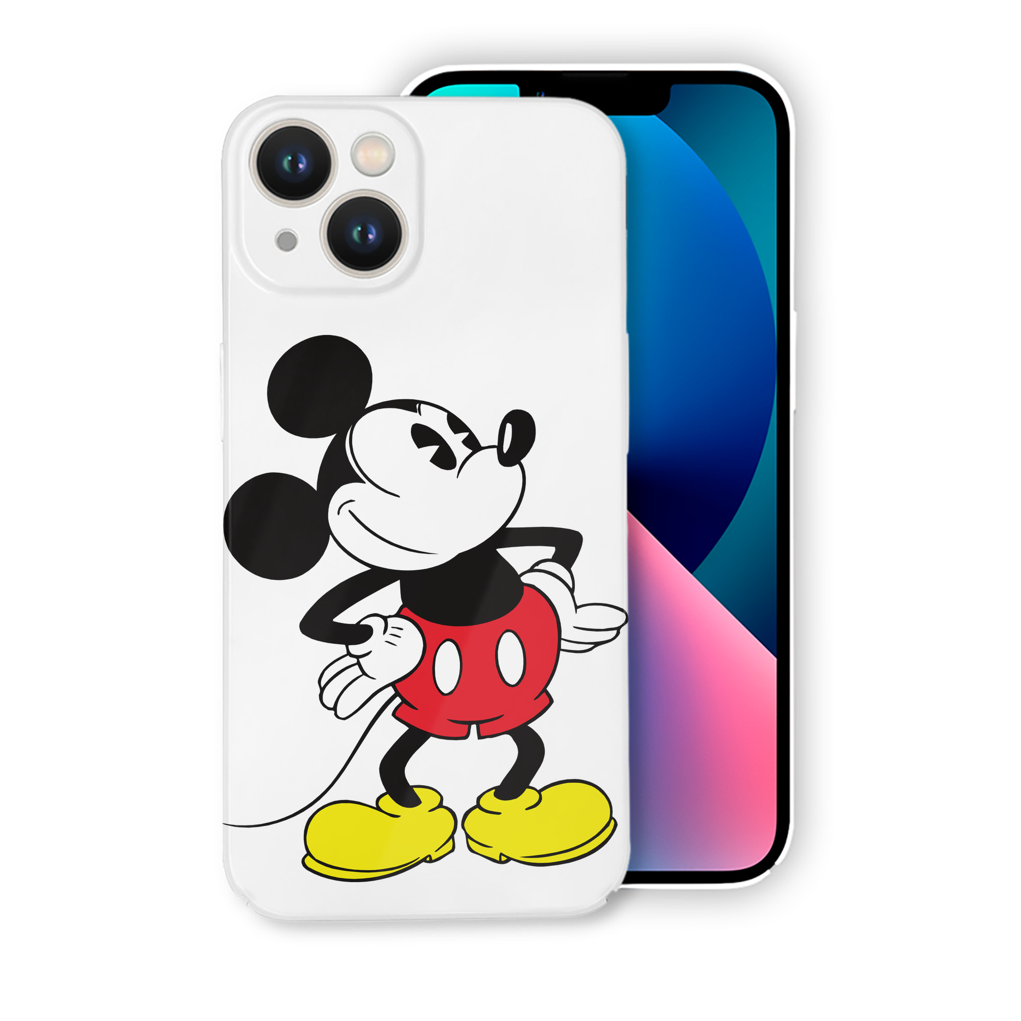 （画像用） ミッキーマウス Mickey Mouse 【iPhone 14シリーズ対応】ハードケース