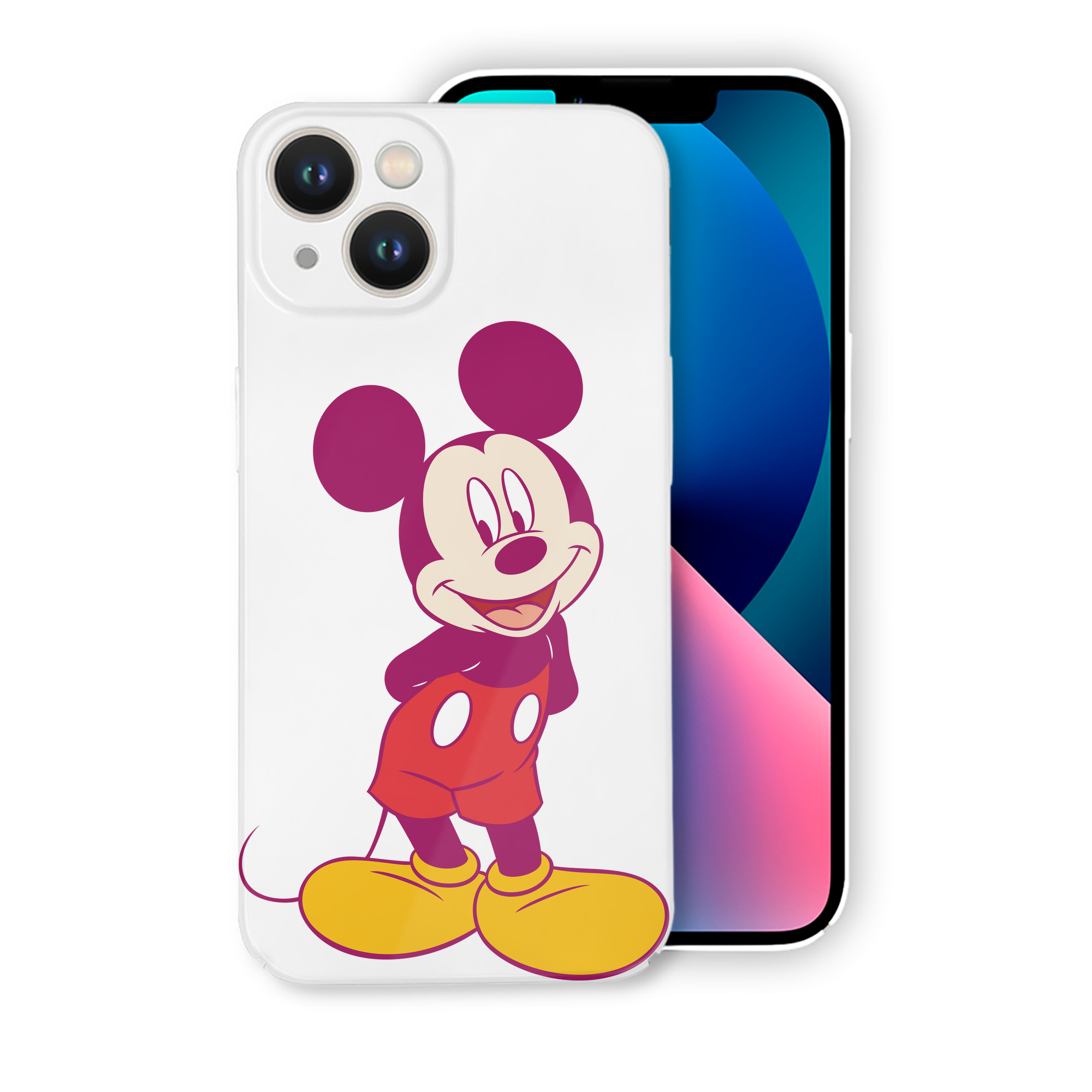 （画像用） ミッキーマウス Mickey Mouse 【iPhone 14シリーズ対応】ハードケース