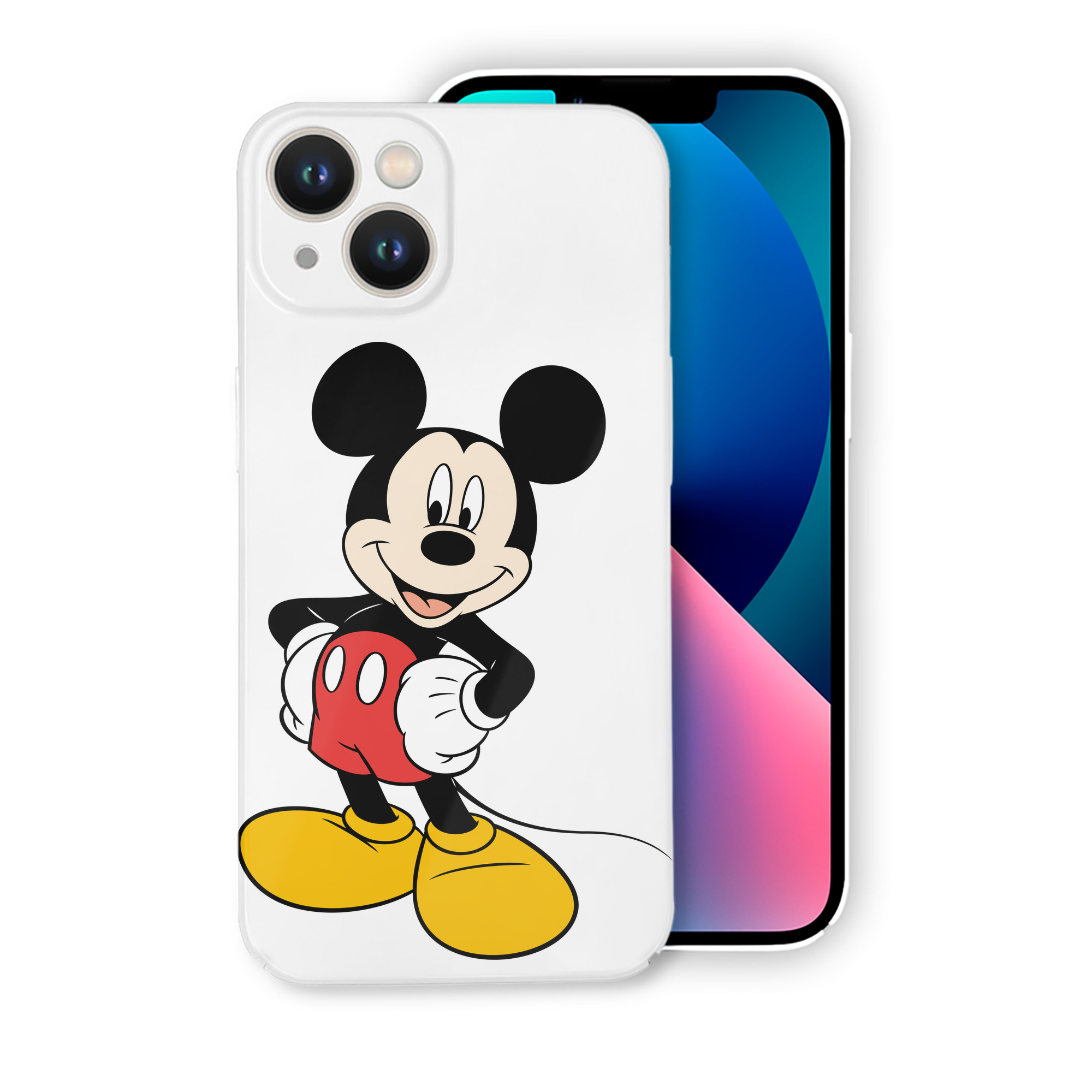 （画像用） ミッキーマウス Mickey Mouse 【iPhone 14シリーズ対応】ハードケース