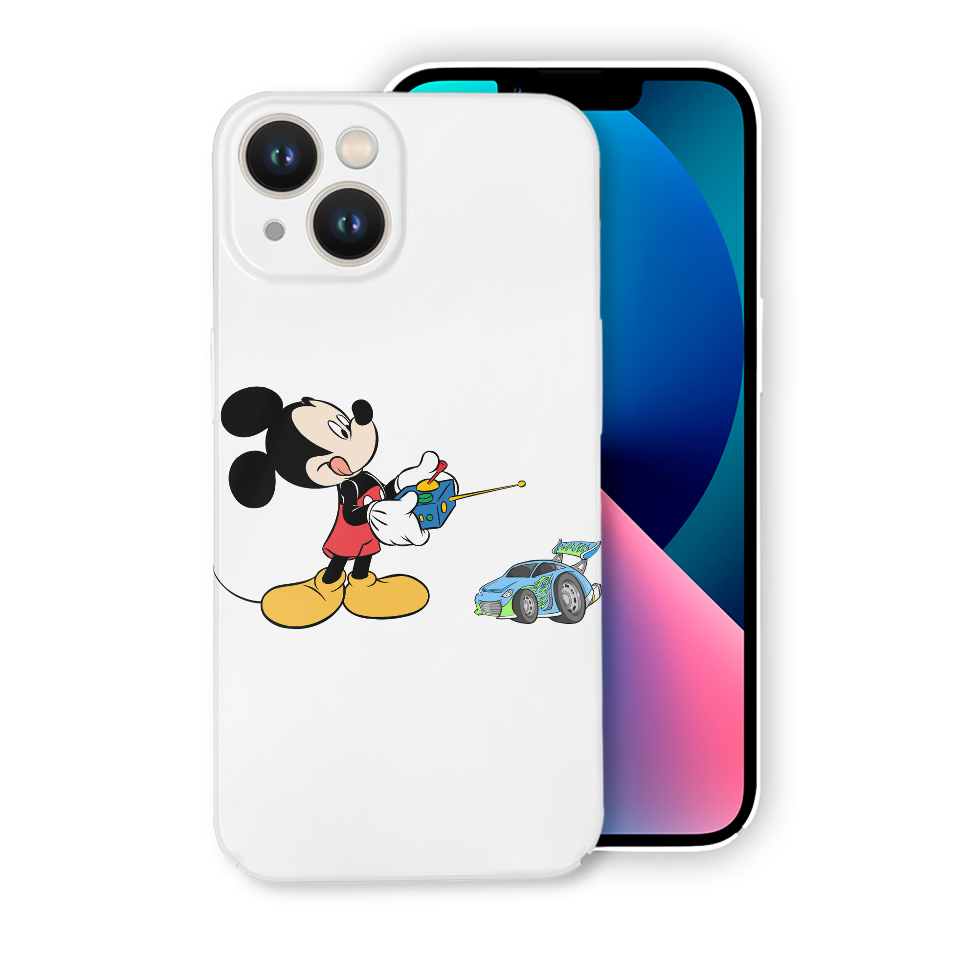 （画像用） ミッキーマウス Mickey Mouse 【iPhone 14シリーズ対応】ハードケース