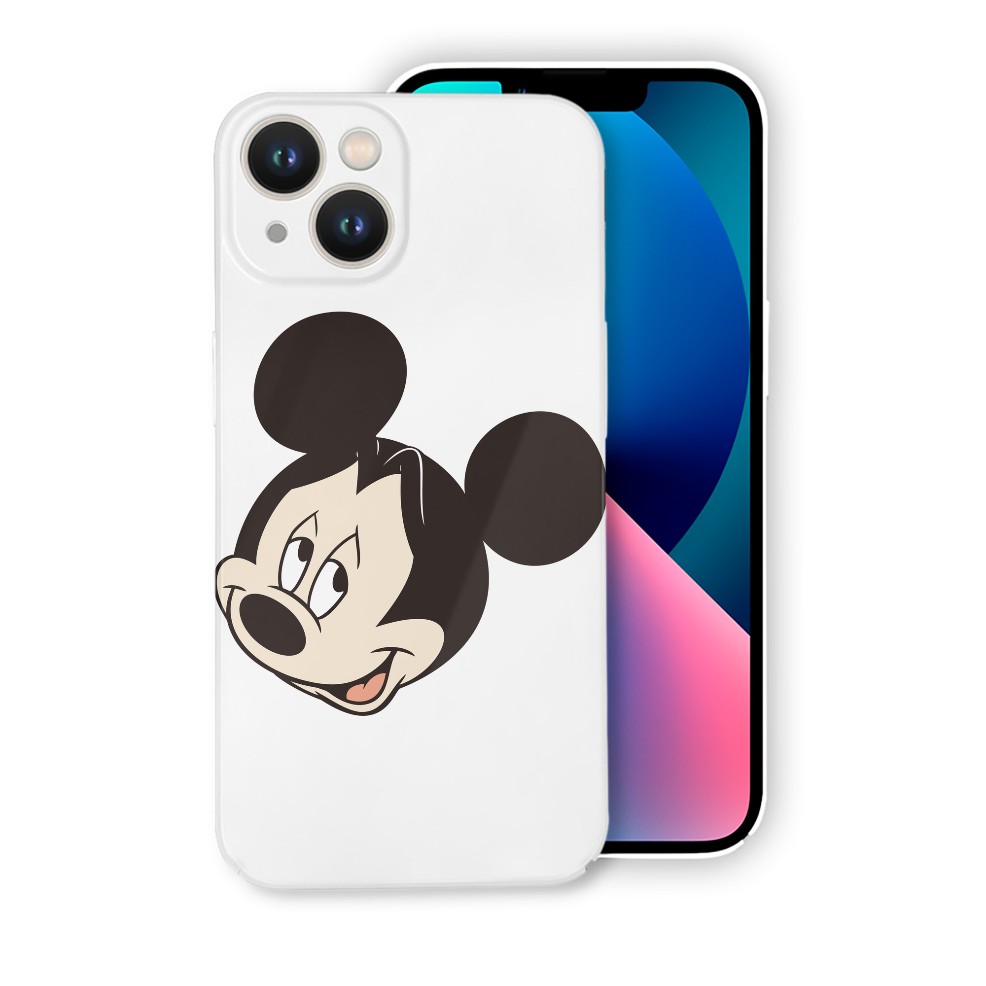 （画像用） ミッキーマウス Mickey Mouse 【iPhone 14シリーズ対応】ハードケース