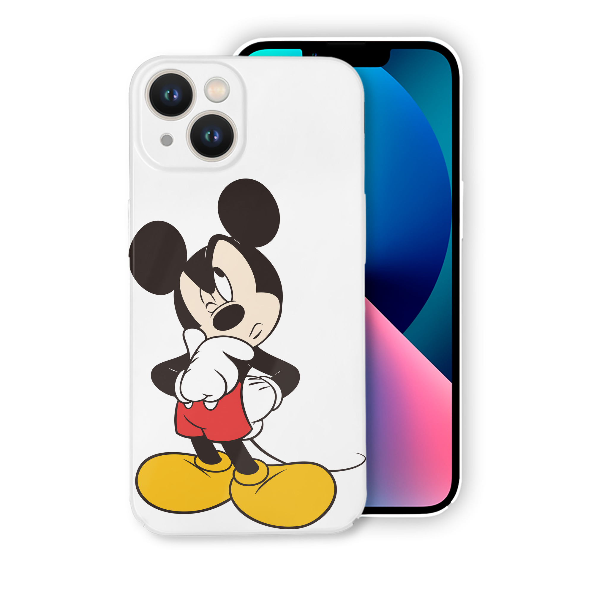 （画像用） ミッキーマウス Mickey Mouse 【iPhone 14シリーズ対応】ハードケース