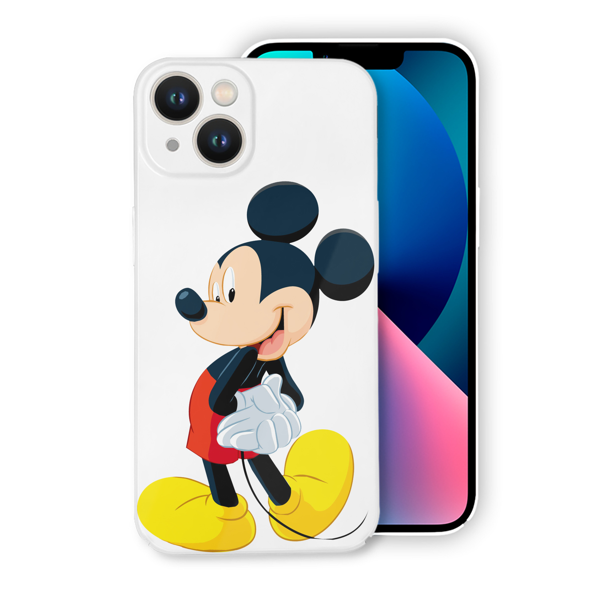 （画像用） ミッキーマウス Mickey Mouse 【iPhone 14シリーズ対応】ハードケース