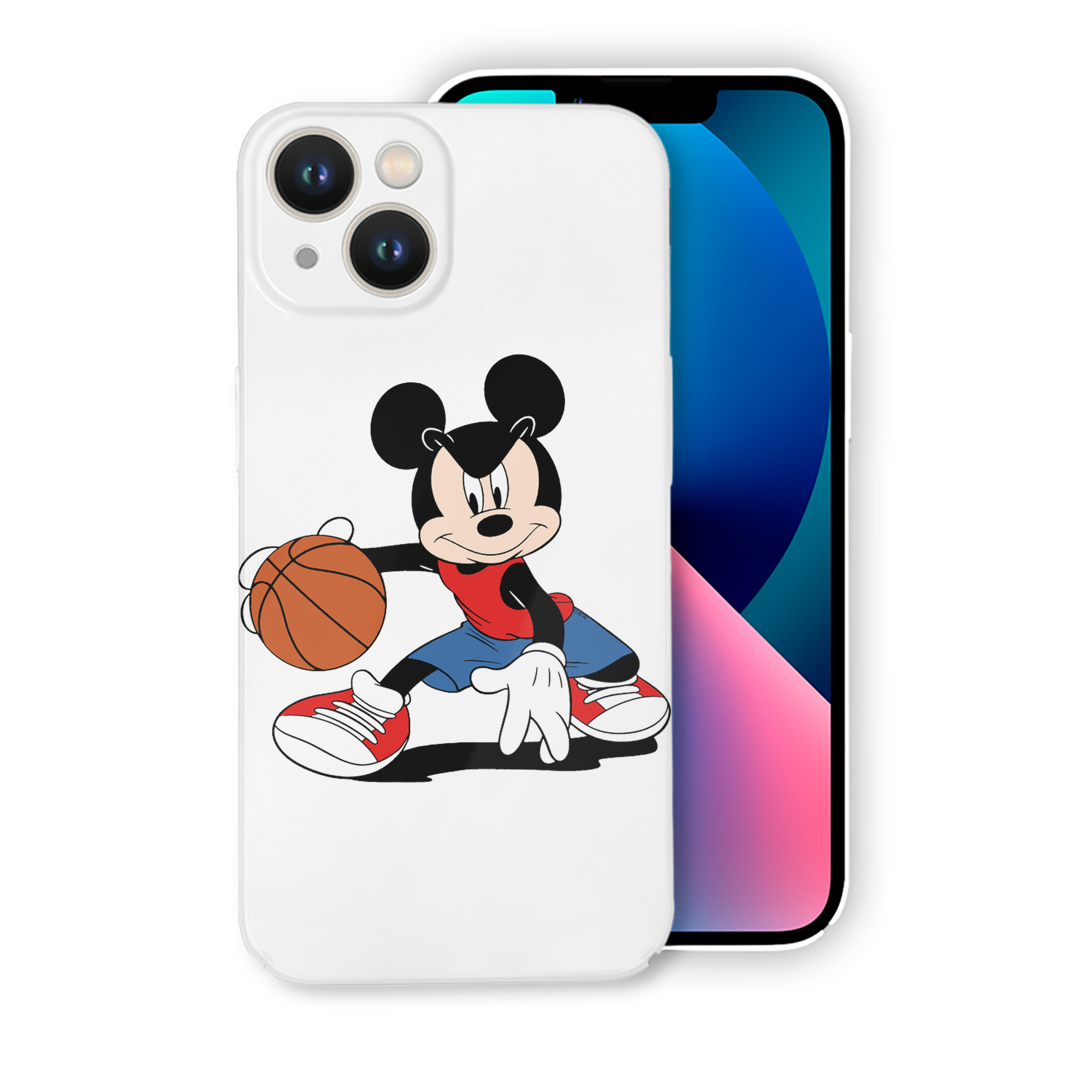 （画像用） ミッキーマウス Mickey Mouse 【iPhone 14シリーズ対応】ハードケース