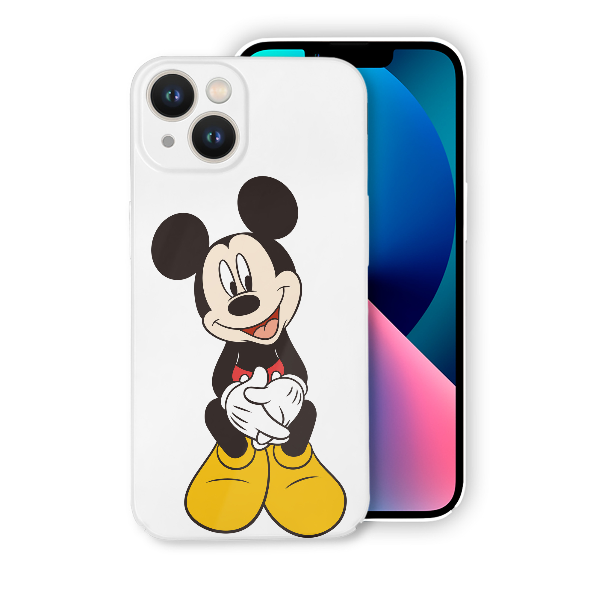 （画像用） ミッキーマウス Mickey Mouse 【iPhone 14シリーズ対応】ハードケース