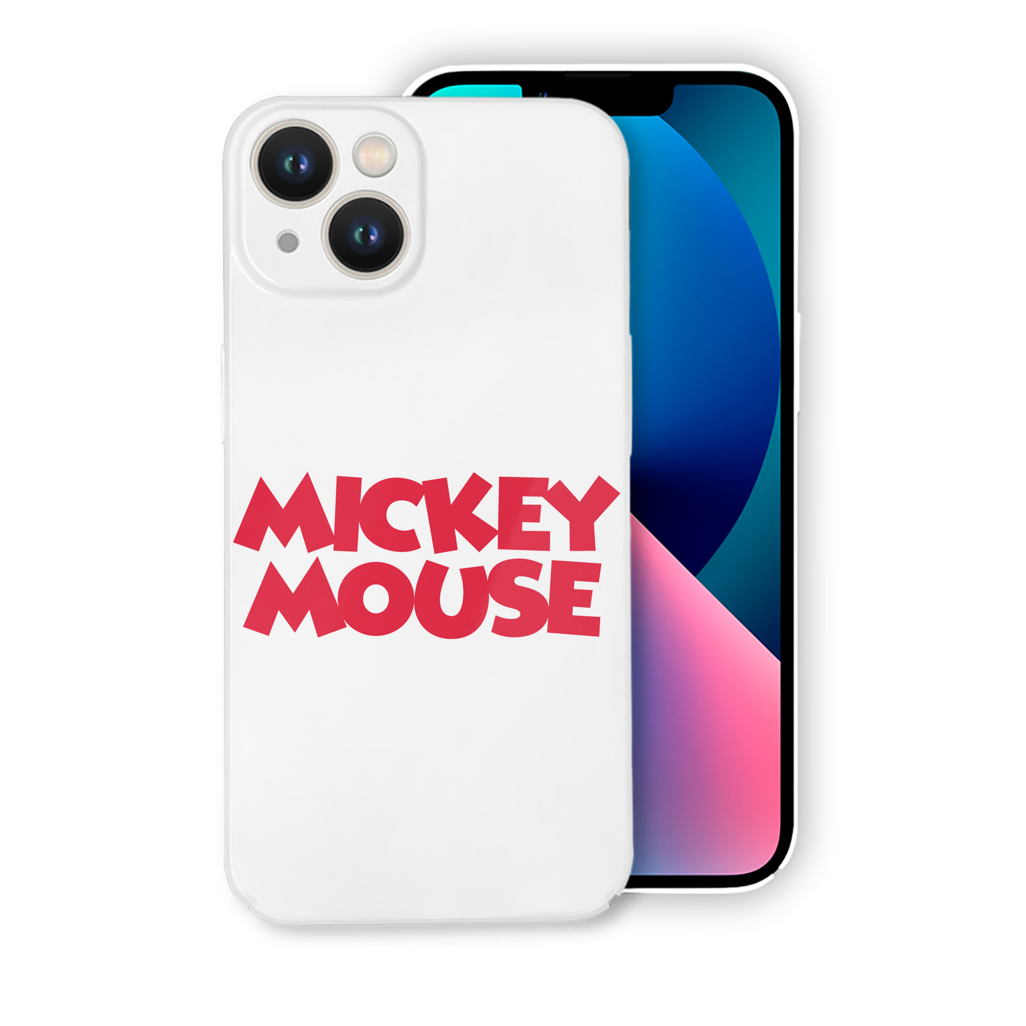 （画像用） ミッキーマウス Mickey Mouse 【iPhone 14シリーズ対応】ハードケース