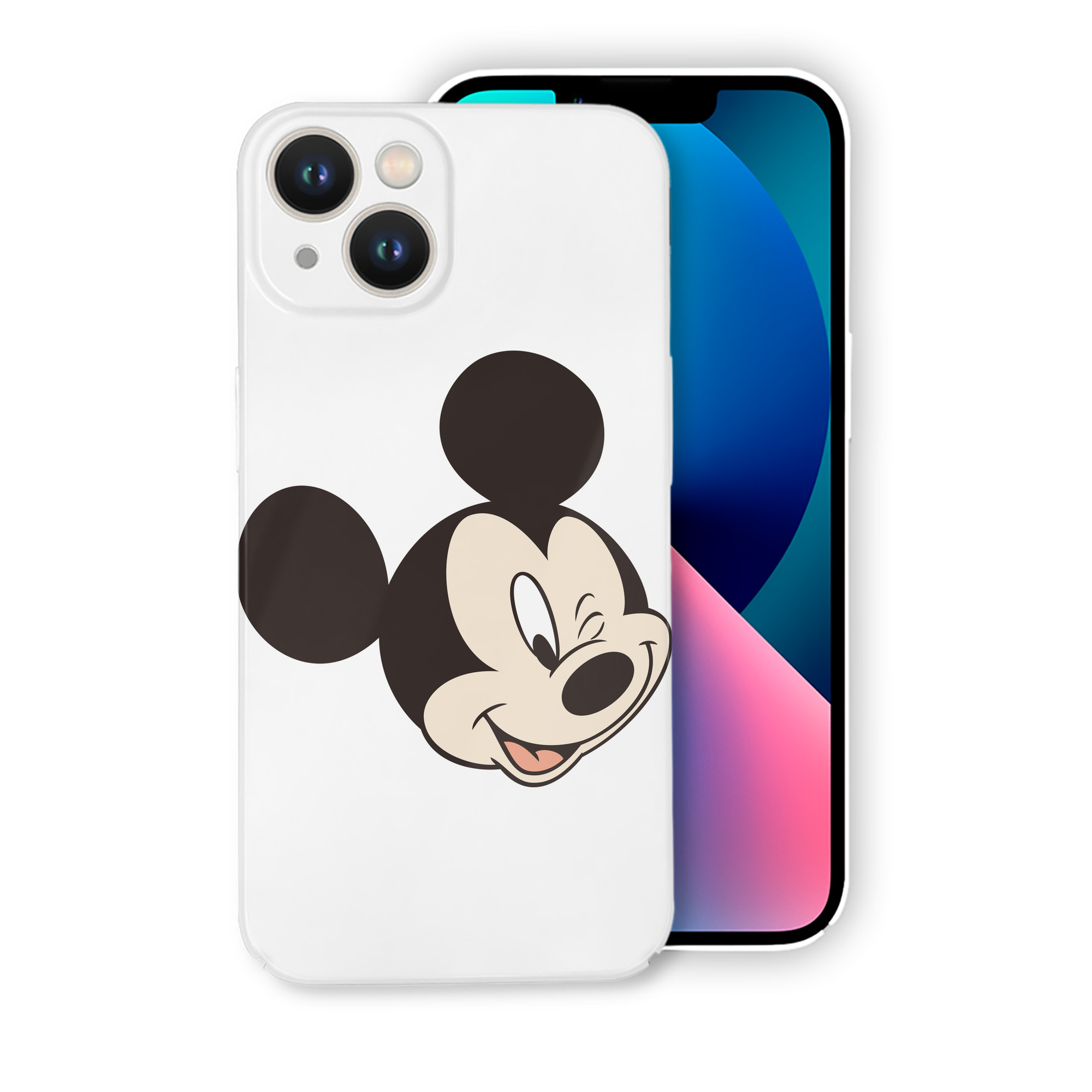 （画像用） ミッキーマウス Mickey Mouse 【iPhone 14シリーズ対応】ハードケース
