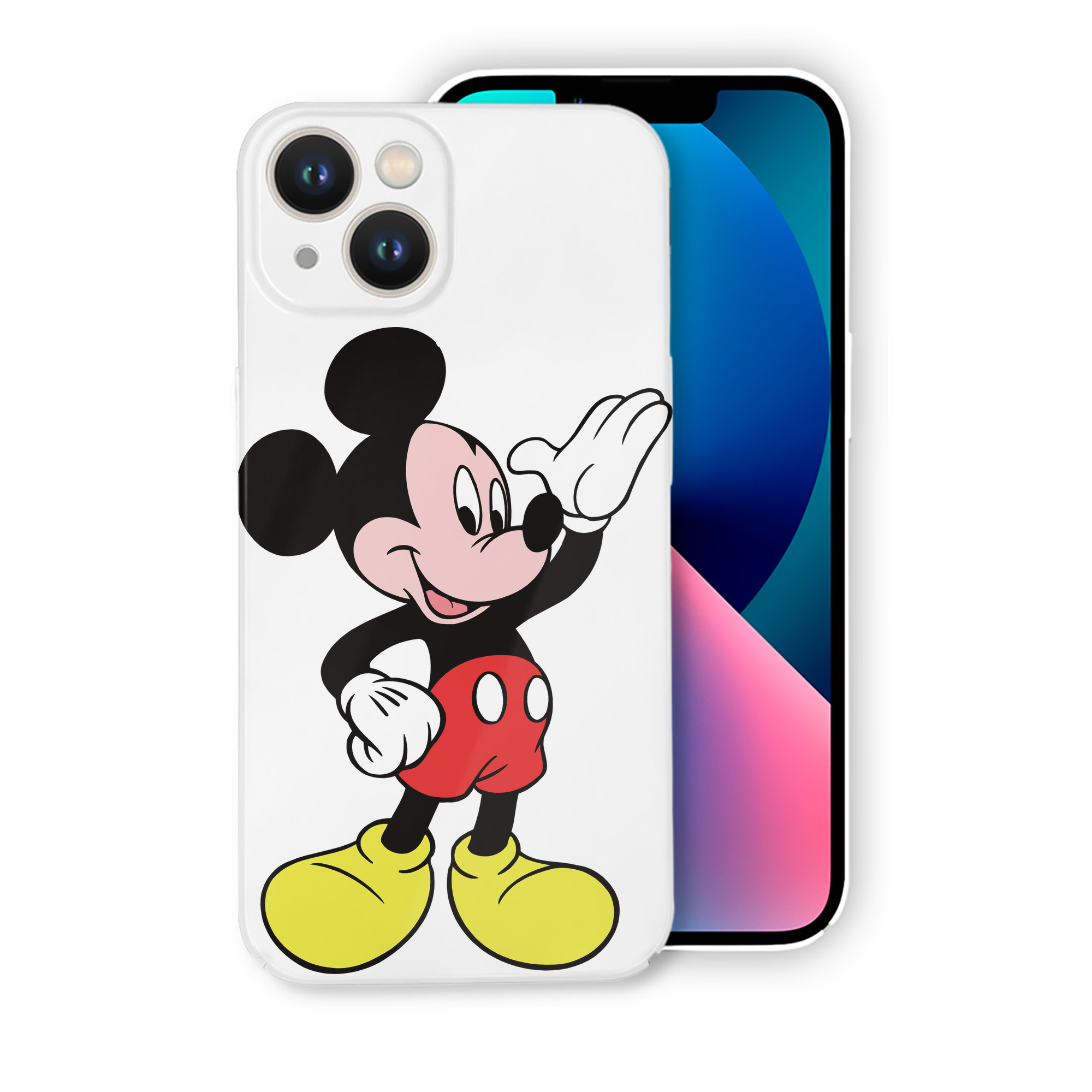 （画像用） ミッキーマウス Mickey Mouse 【iPhone 14シリーズ対応】ハードケース