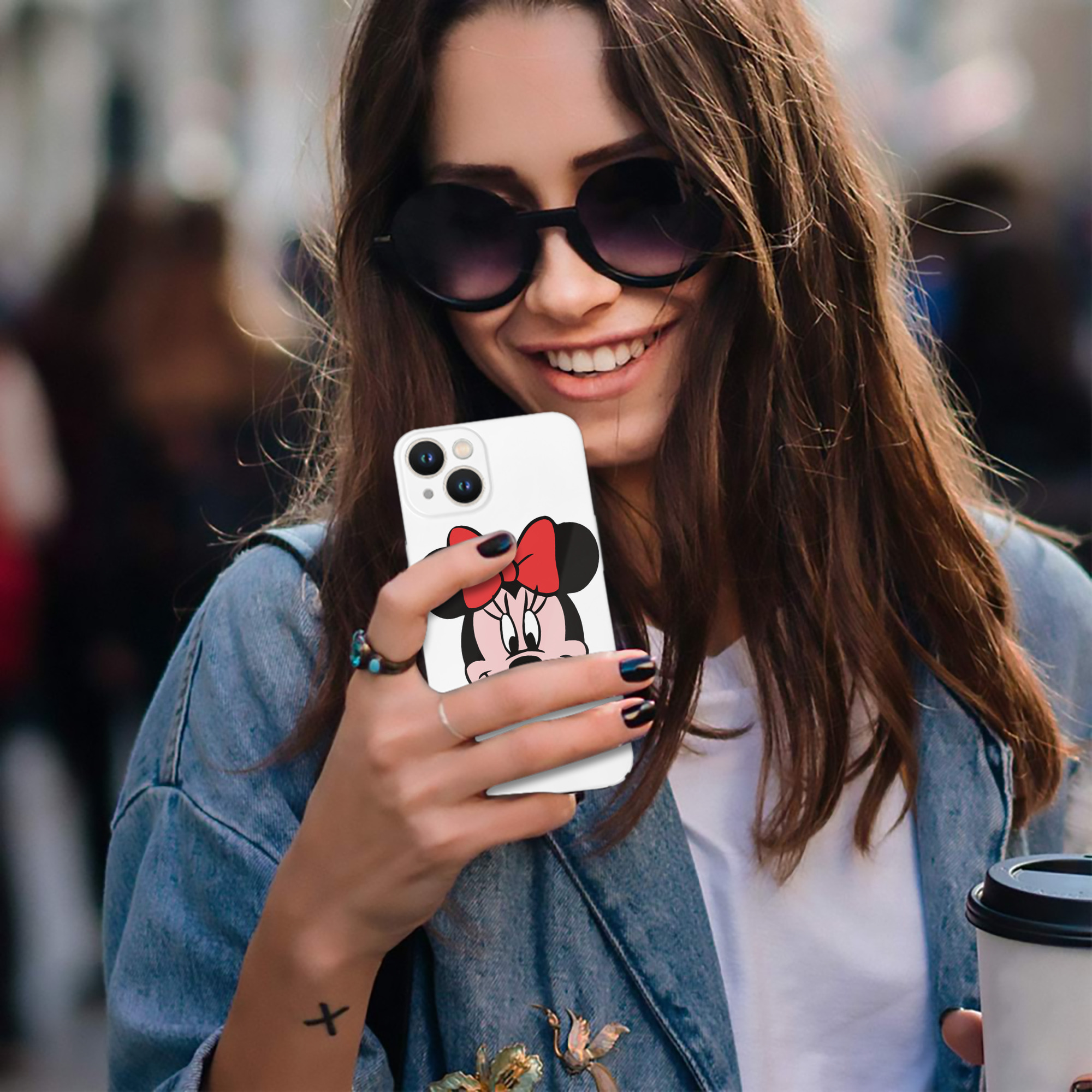 （画像用） ミッキーマウス Mickey Mouse 【iPhone 14シリーズ対応】ハードケース