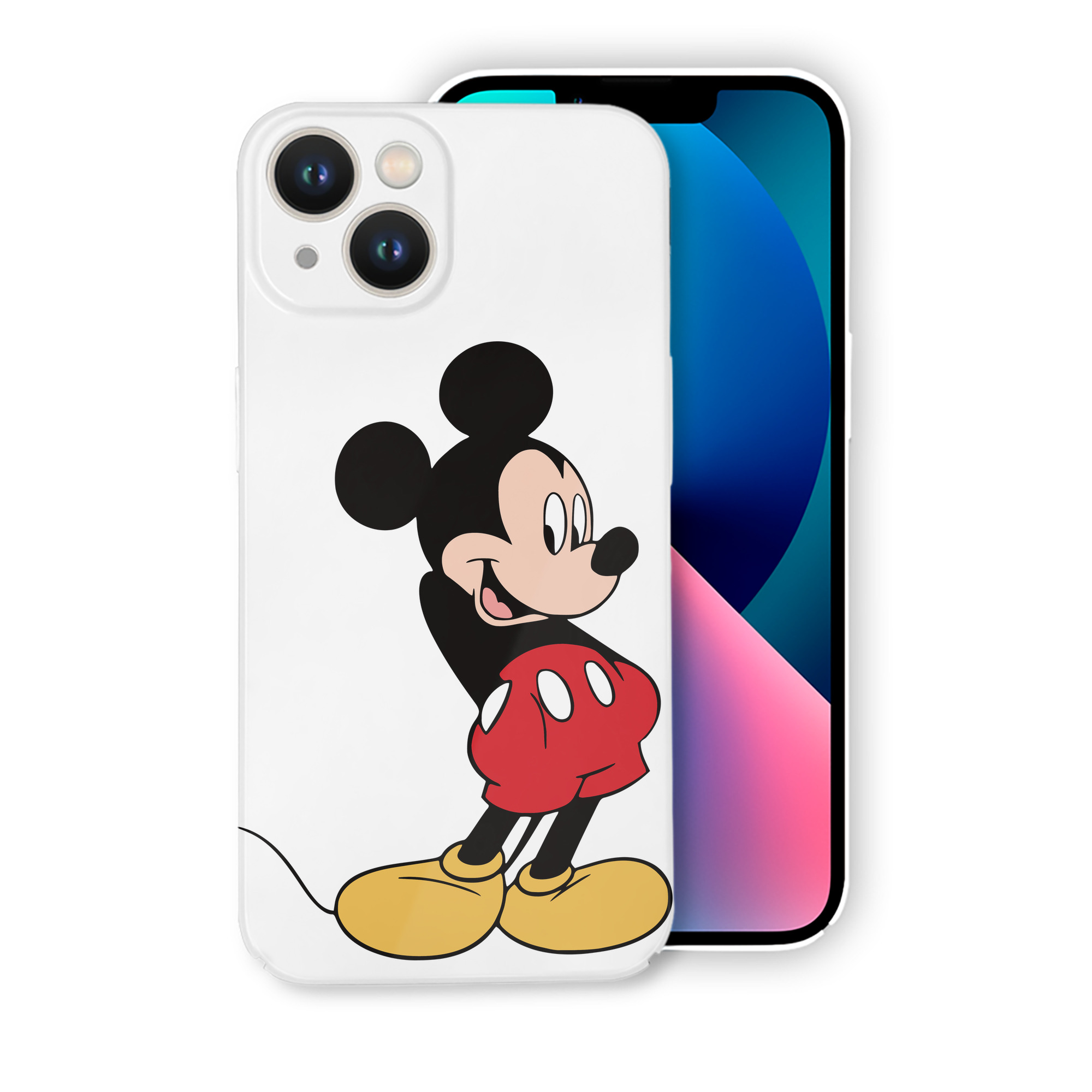 （画像用） ミッキーマウス Mickey Mouse 【iPhone 14シリーズ対応】ハードケース