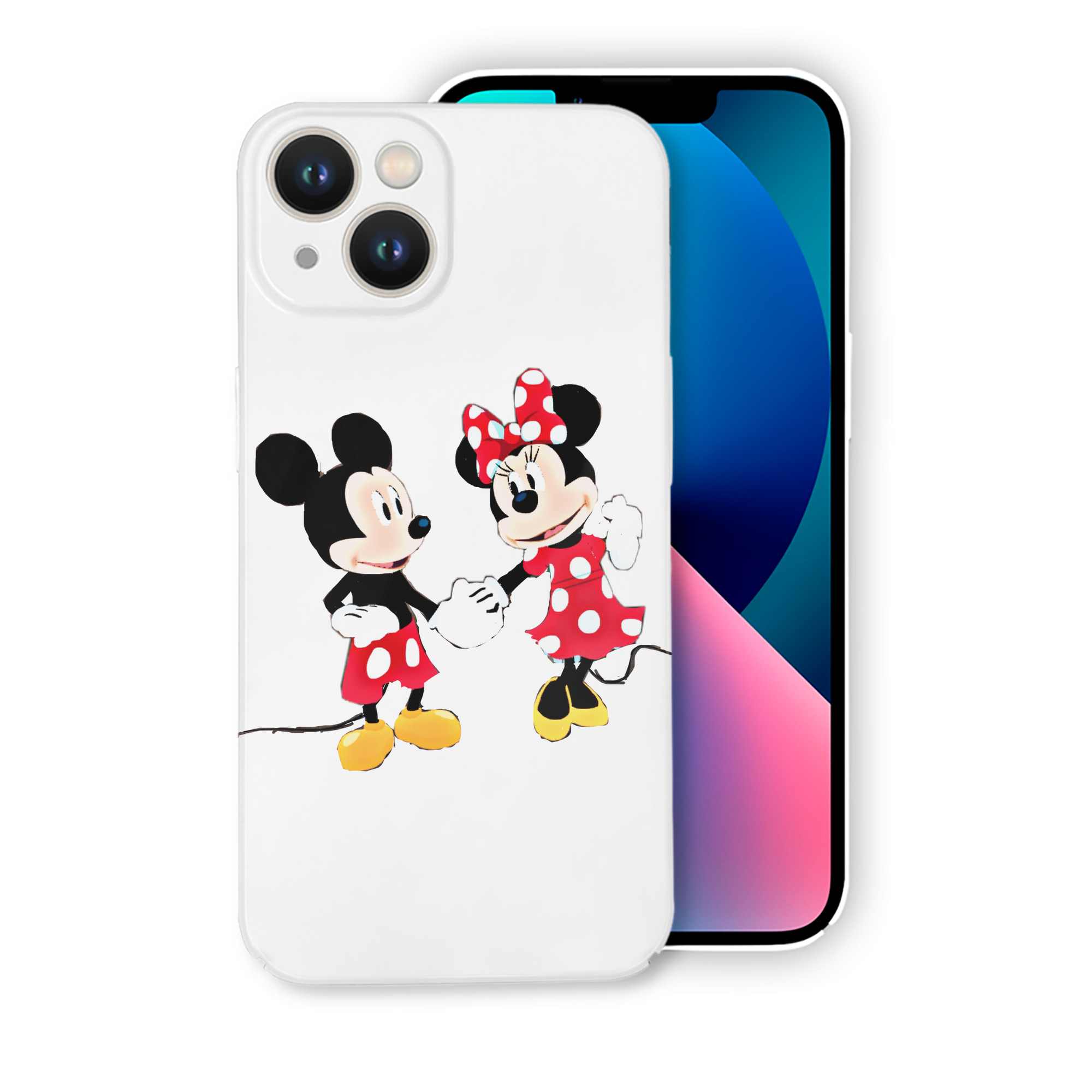 （画像用） ミッキーマウス Mickey Mouse 【iPhone 14シリーズ対応】ハードケース