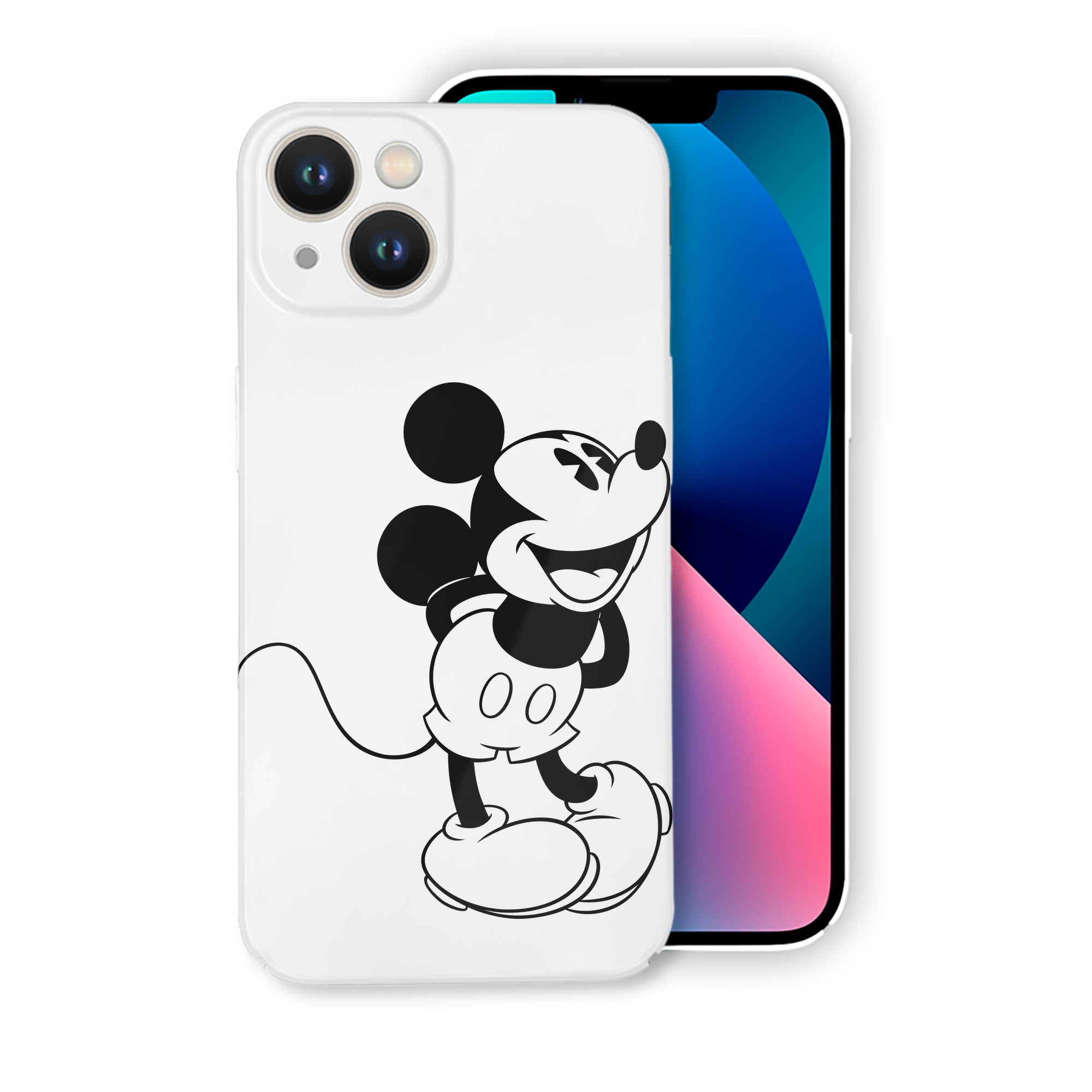 （画像用） ミッキーマウス Mickey Mouse 【iPhone 14シリーズ対応】ハードケース