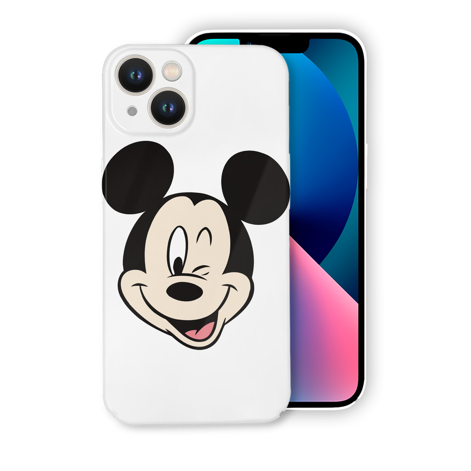 （画像用） ミッキーマウス Mickey Mouse 【iPhone 14シリーズ対応】ハードケース
