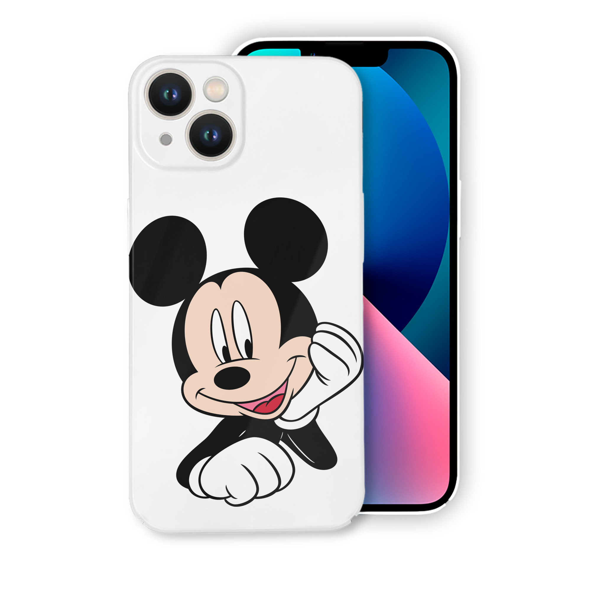 （画像用） ミッキーマウス Mickey Mouse 【iPhone 14シリーズ対応】ハードケース