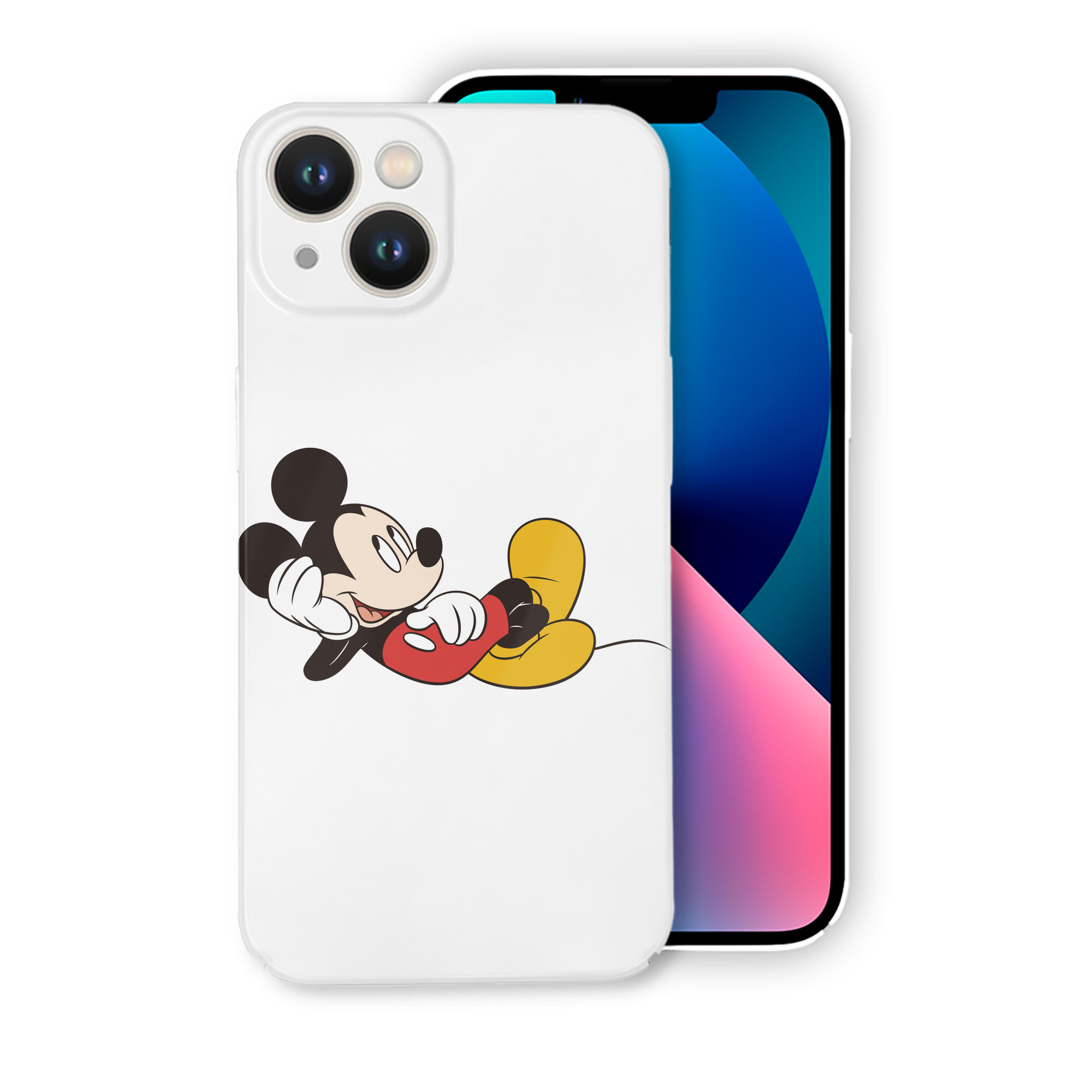 （画像用） ミッキーマウス Mickey Mouse 【iPhone 14シリーズ対応】ハードケース