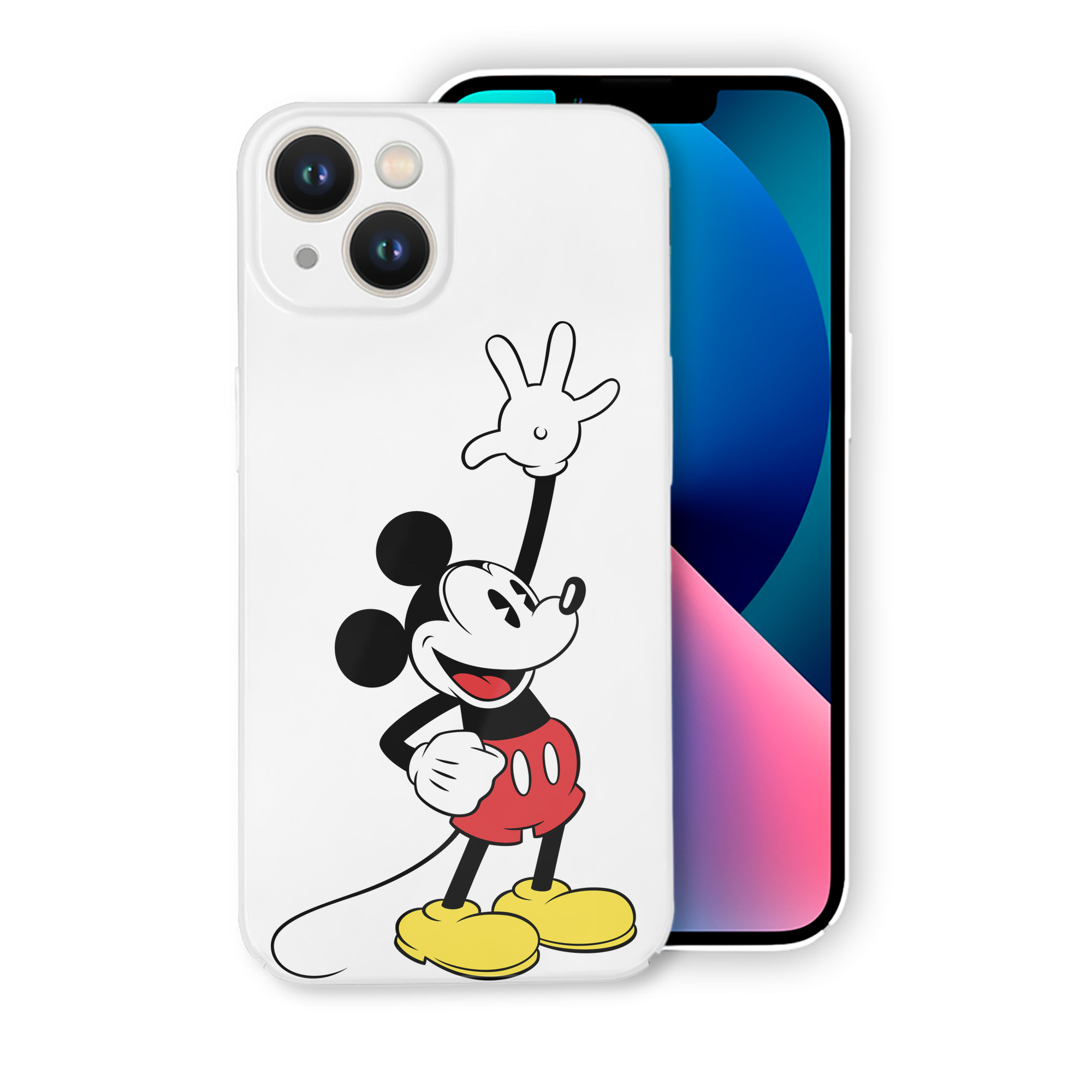 （画像用） ミッキーマウス Mickey Mouse 【iPhone 14シリーズ対応】ハードケース