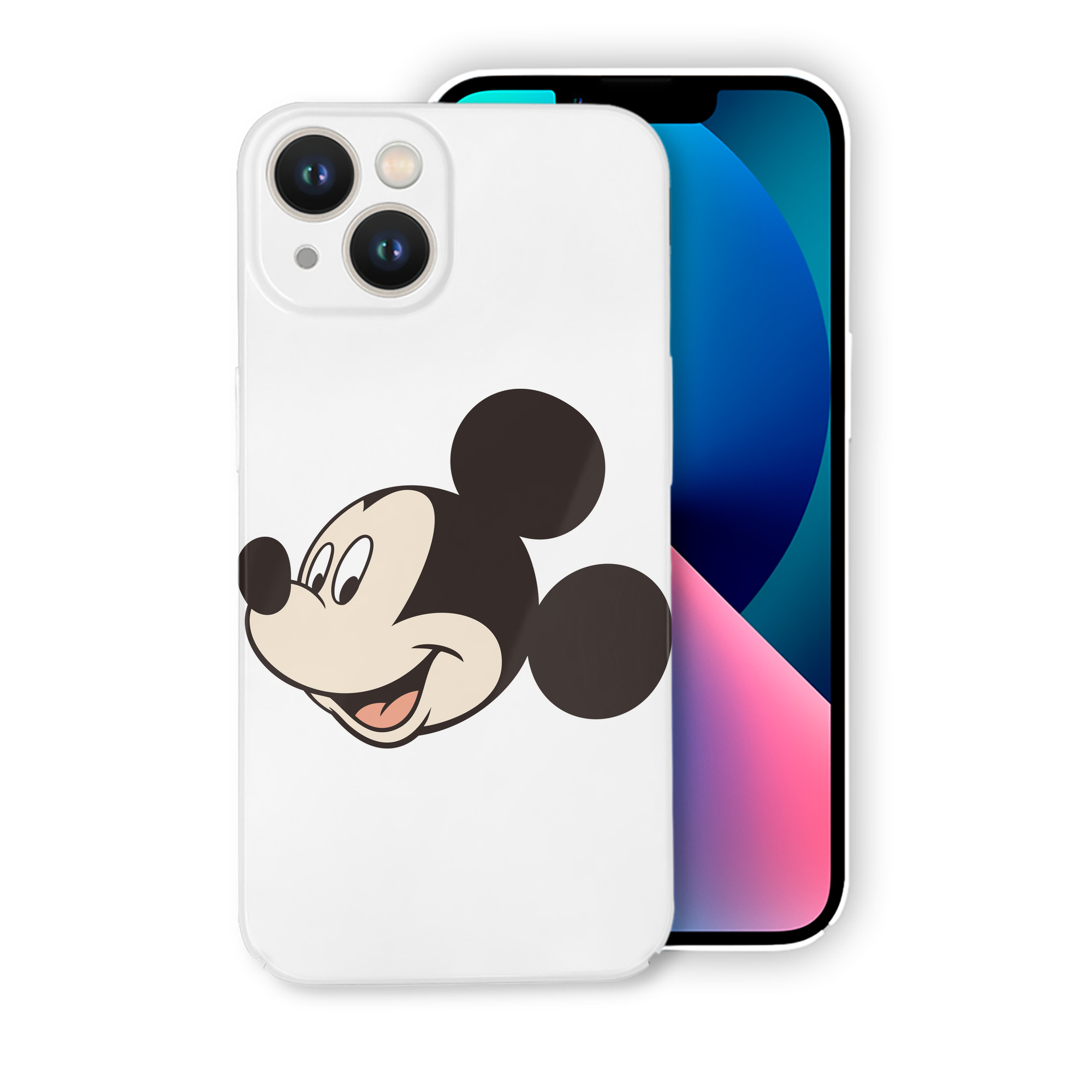 （画像用） ミッキーマウス Mickey Mouse 【iPhone 14シリーズ対応】ハードケース