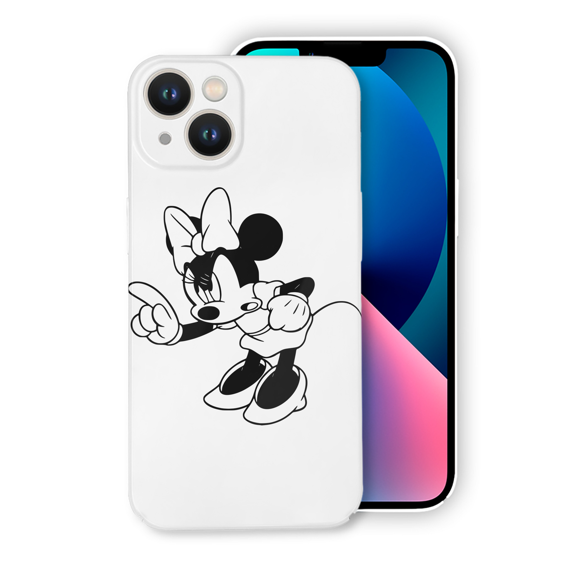 （画像用） ミッキーマウス Mickey Mouse 【iPhone 14シリーズ対応】ハードケース