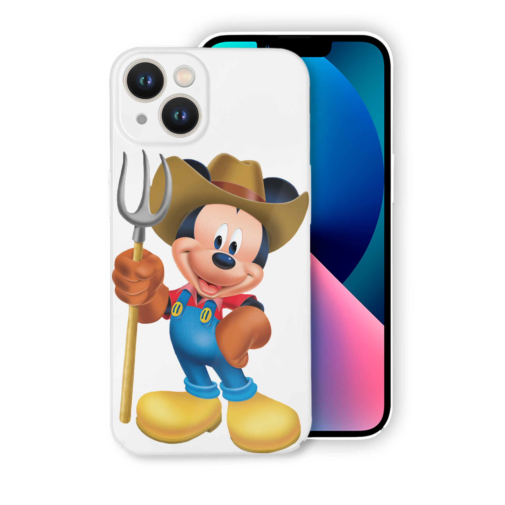 （画像用） ミッキーマウス Mickey Mouse 【iPhone 14シリーズ対応】ハードケース