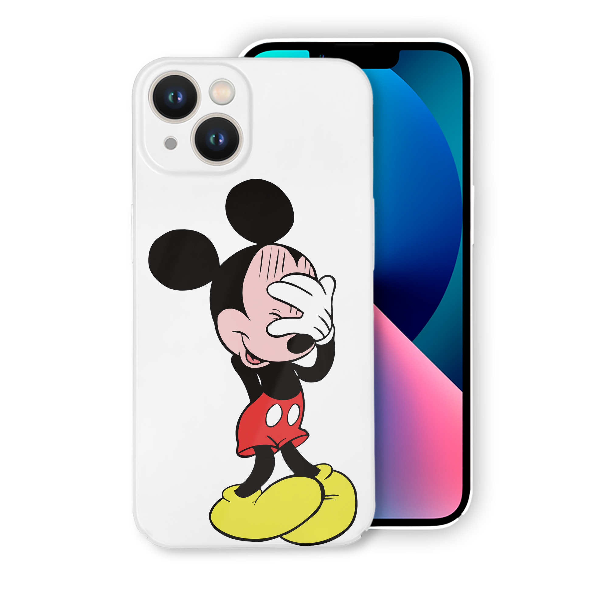 （画像用） ミッキーマウス Mickey Mouse 【iPhone 14シリーズ対応】ハードケース