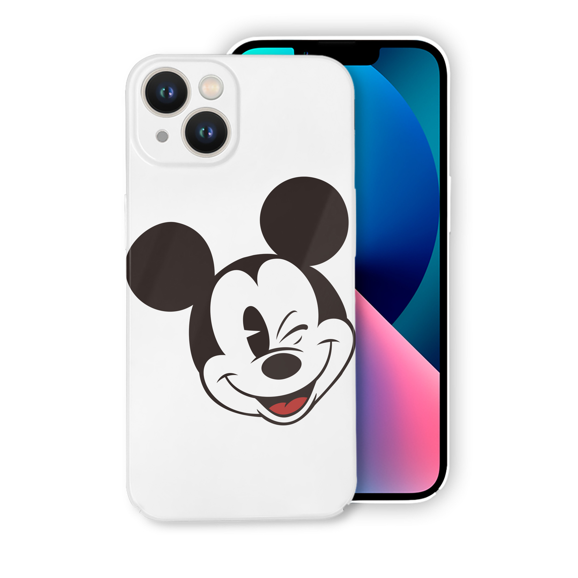 （画像用） ミッキーマウス Mickey Mouse 【iPhone 14シリーズ対応】ハードケース