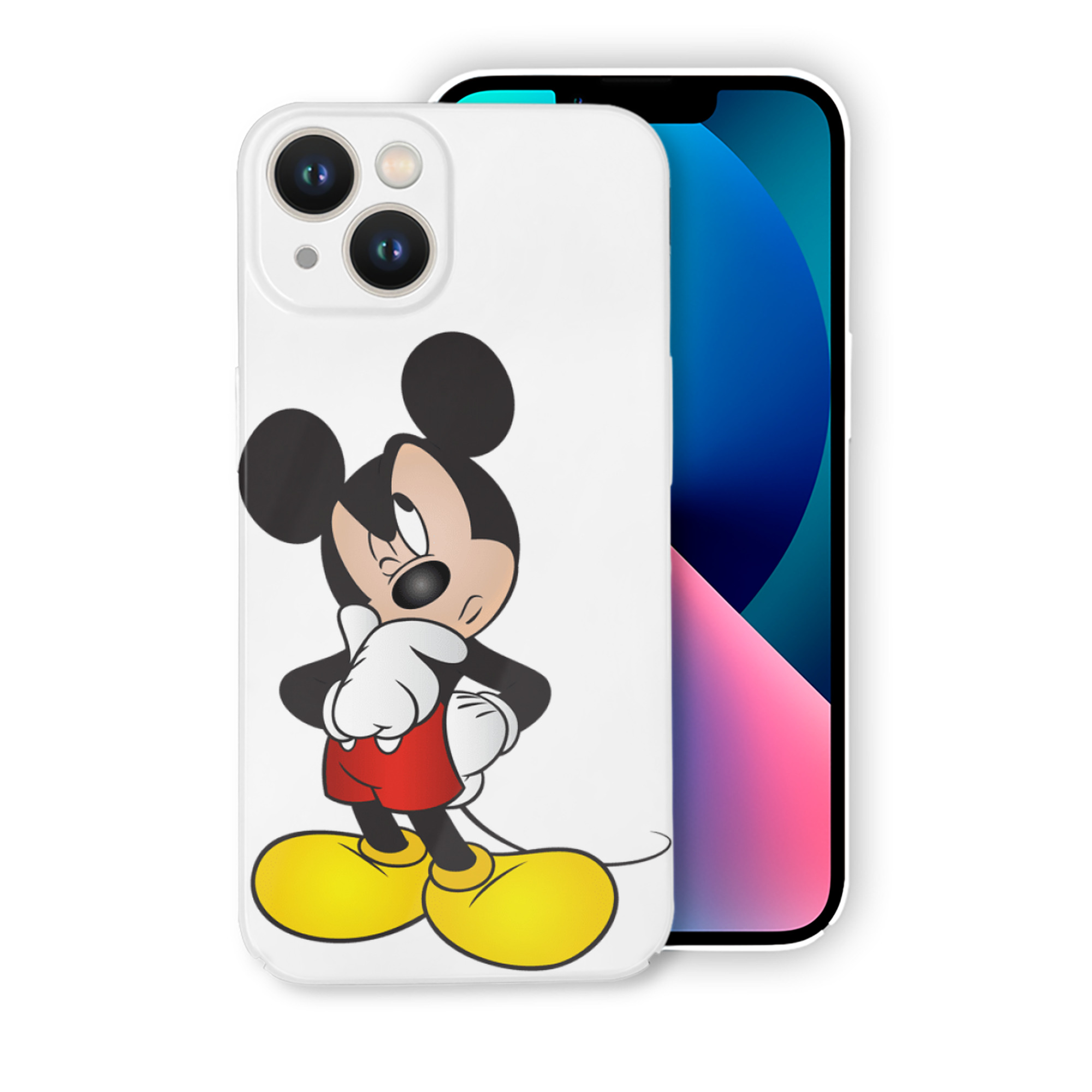 （画像用） ミッキーマウス Mickey Mouse 【iPhone 14シリーズ対応】ハードケース