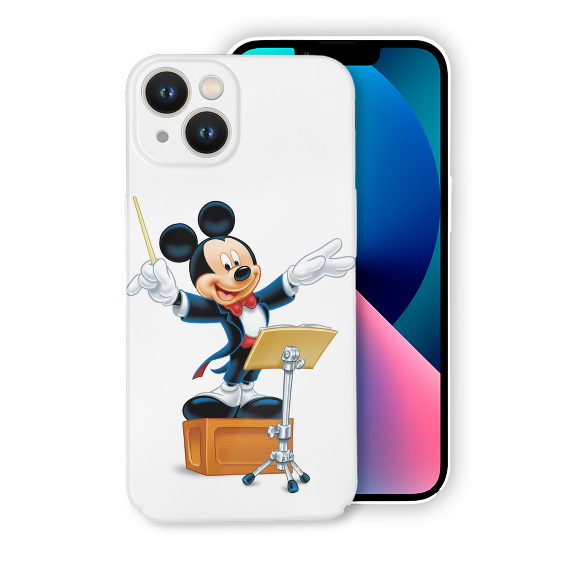 （画像用） ミッキーマウス Mickey Mouse 【iPhone 14シリーズ対応】ハードケース