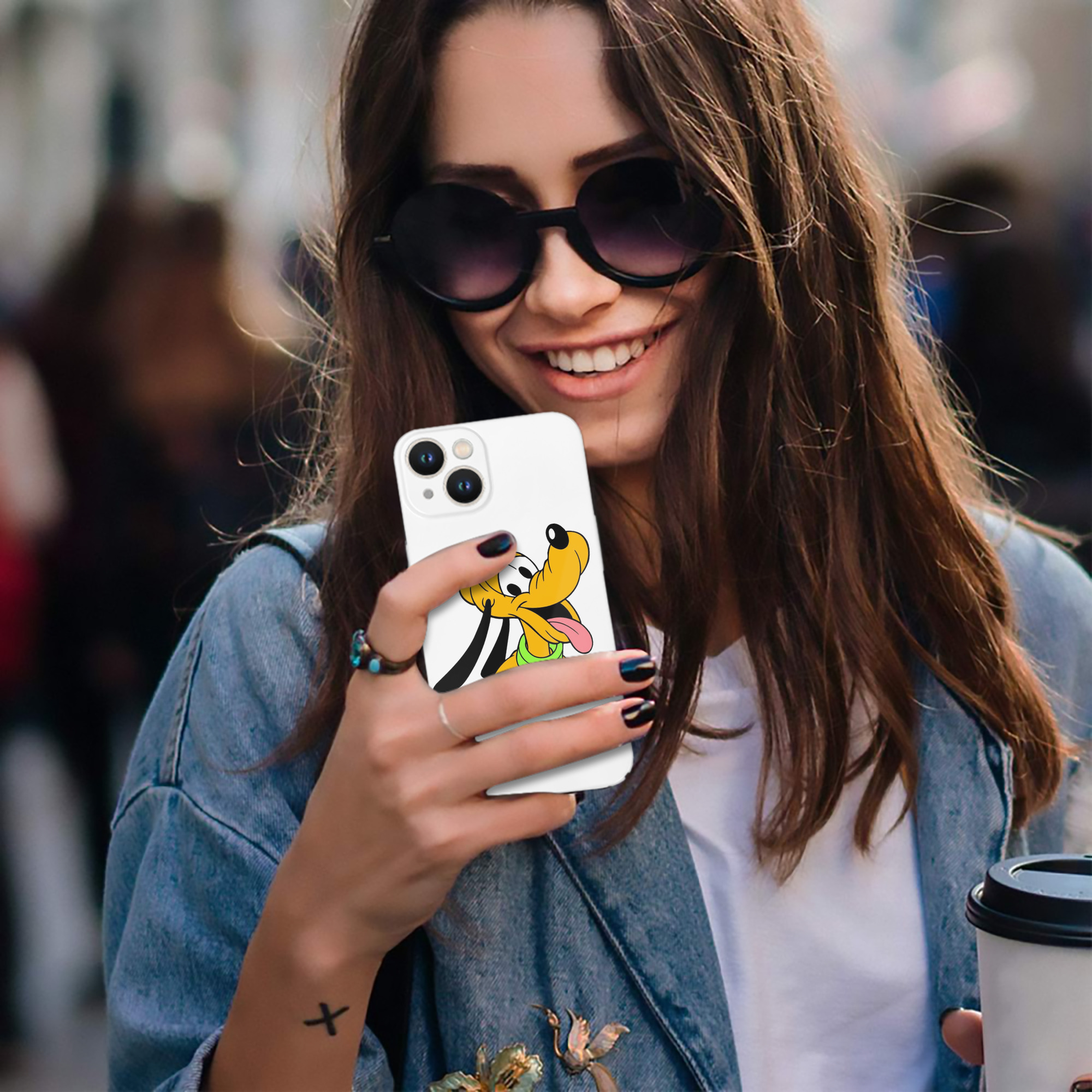 （画像用） ミッキーマウス Mickey Mouse 【iPhone 14シリーズ対応】ハードケース