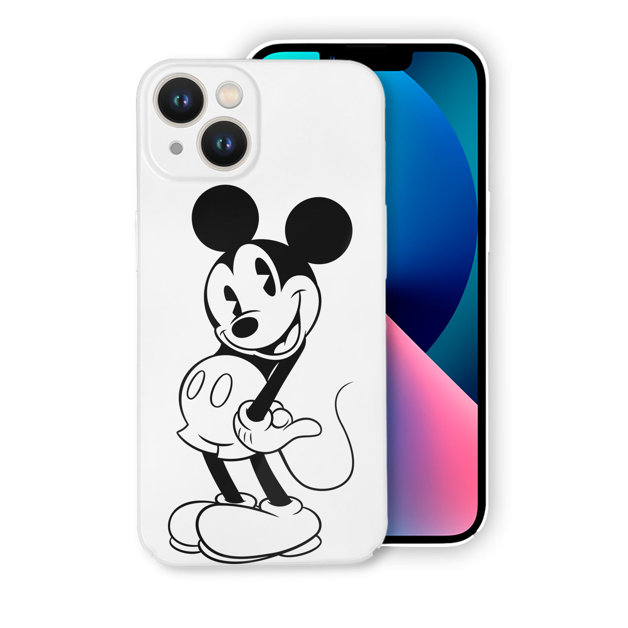 （画像用） ミッキーマウス Mickey Mouse 【iPhone 14シリーズ対応】ハードケース