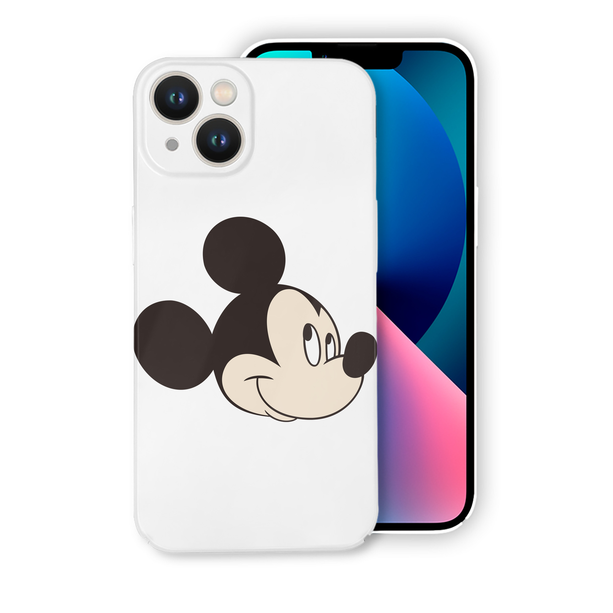 （画像用） ミッキーマウス Mickey Mouse 【iPhone 14シリーズ対応】ハードケース