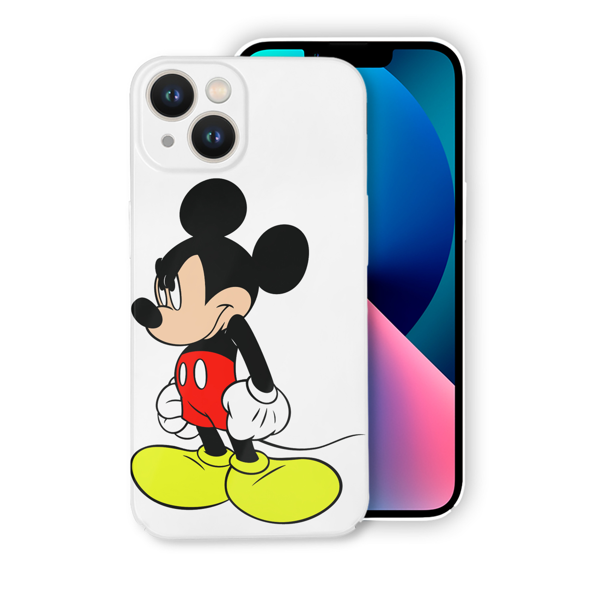 （画像用） ミッキーマウス Mickey Mouse 【iPhone 14シリーズ対応】ハードケース