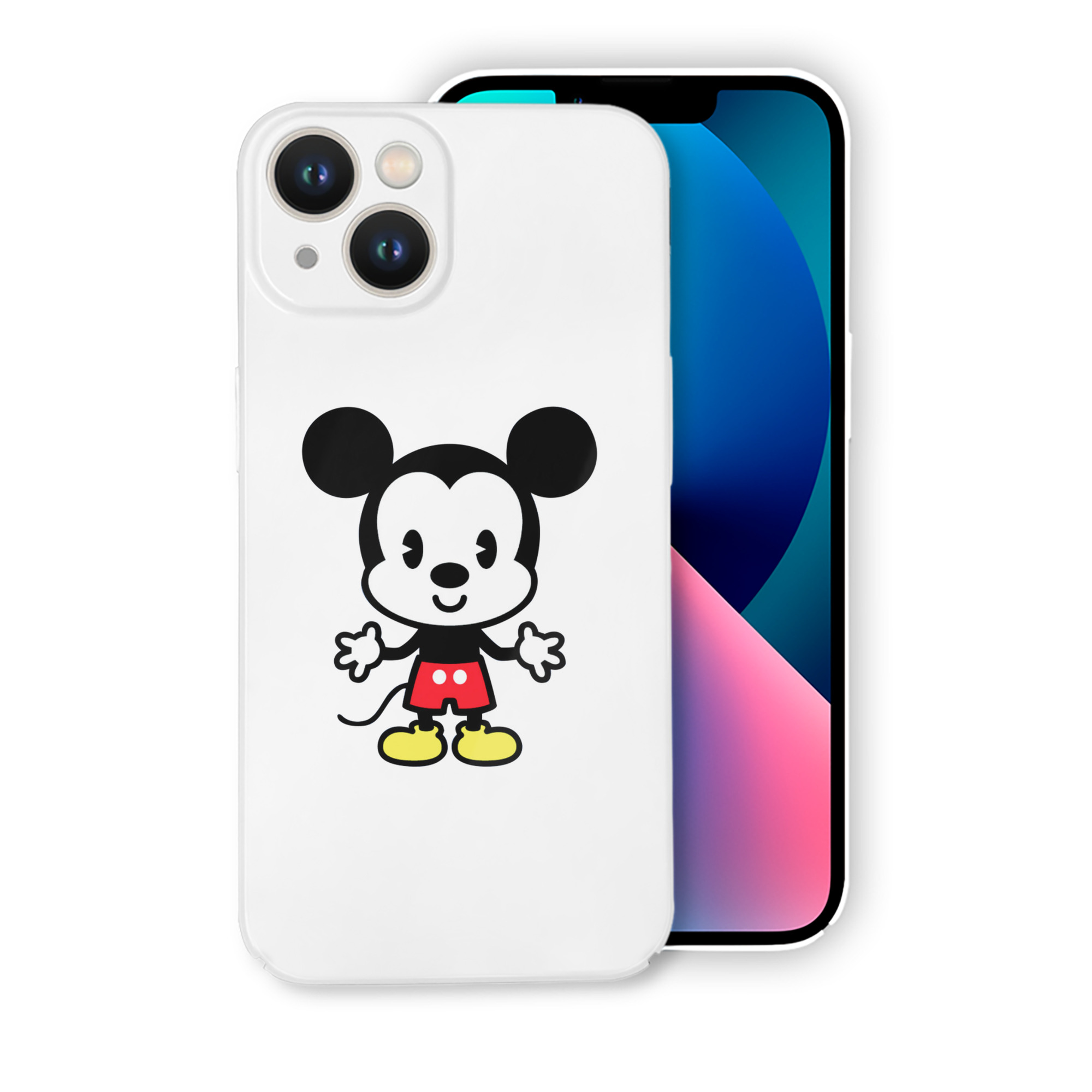 （画像用） ミッキーマウス Mickey Mouse 【iPhone 14シリーズ対応】ハードケース