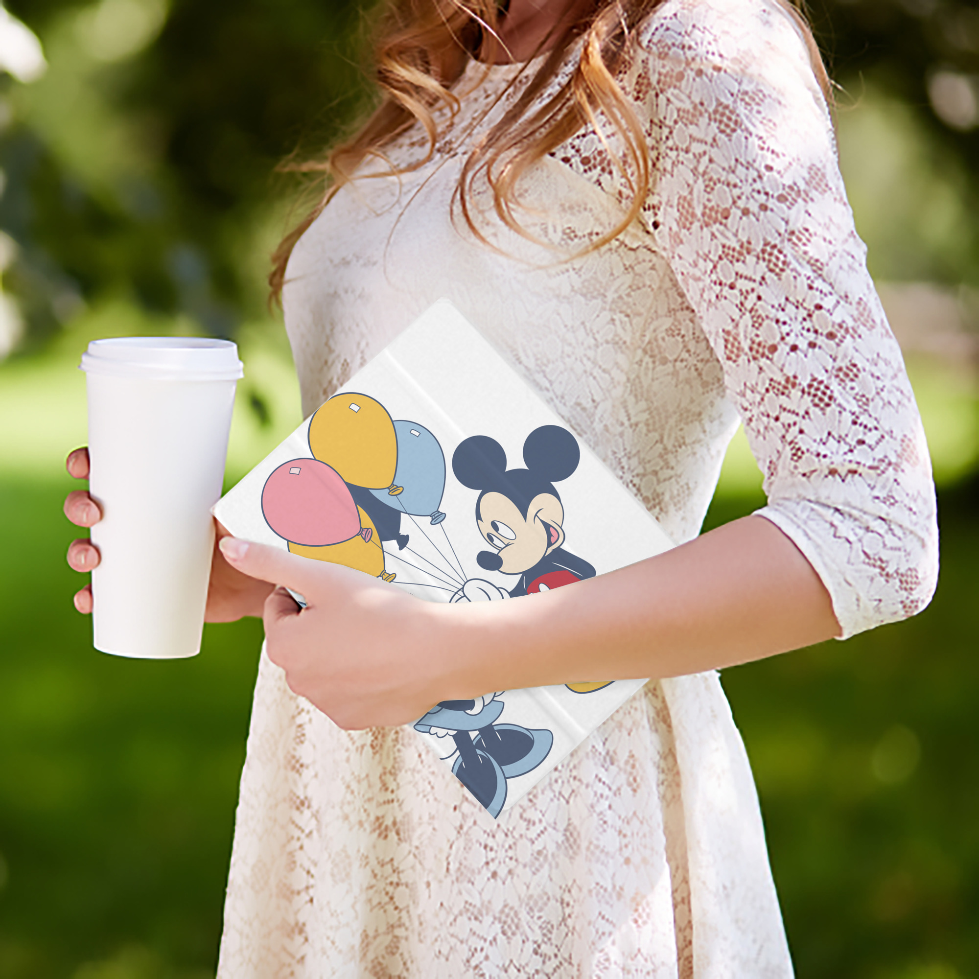 ミッキーマウス Mickey Mouse IPad ケース ペン収納付き 三つ折りスタンド PUレザー×シリコン 対応機種9.5/10.5/10.9インチ