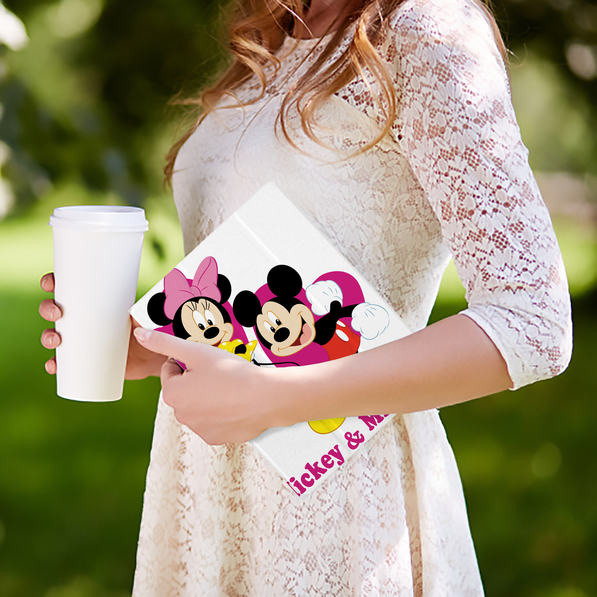 ミッキーマウス Mickey Mouse IPad ケース ペン収納付き 三つ折りスタンド PUレザー×シリコン 対応機種9.5/10.5/10.9インチ