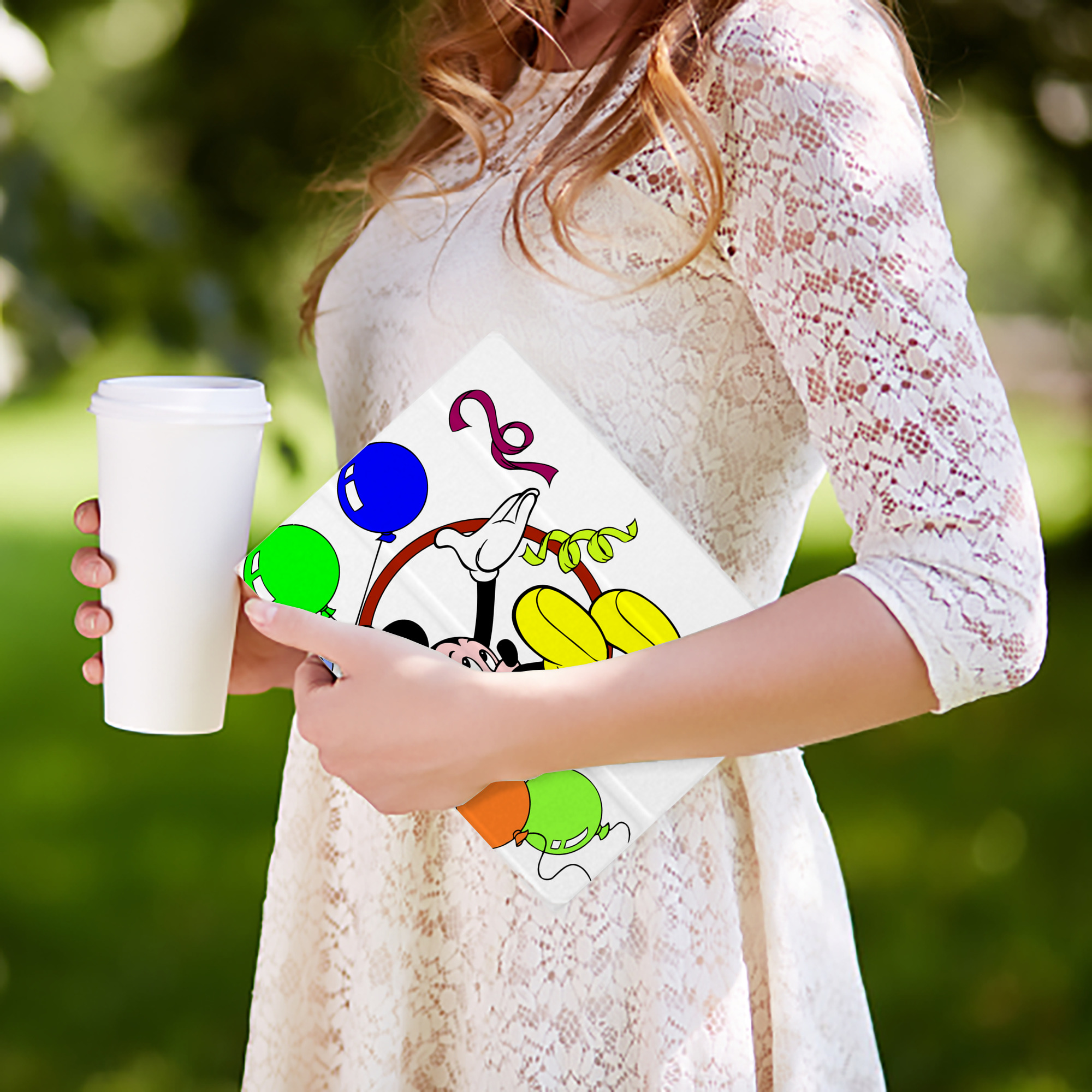 ミッキーマウス Mickey Mouse IPad ケース ペン収納付き 三つ折りスタンド PUレザー×シリコン 対応機種9.5/10.5/10.9インチ