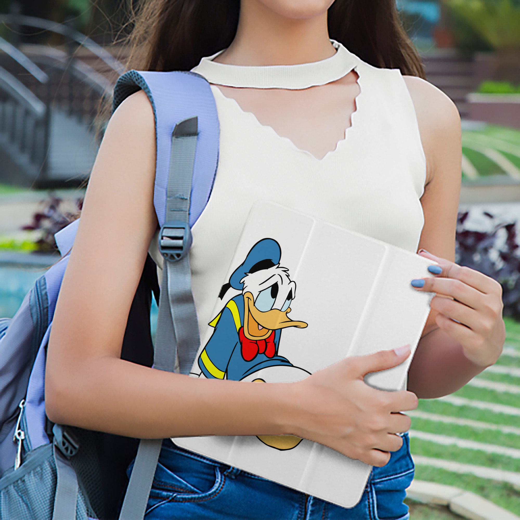 ミッキーマウス Mickey Mouse IPad ケース ペン収納付き 三つ折りスタンド PUレザー×シリコン 対応機種9.5/10.5/10.9インチ