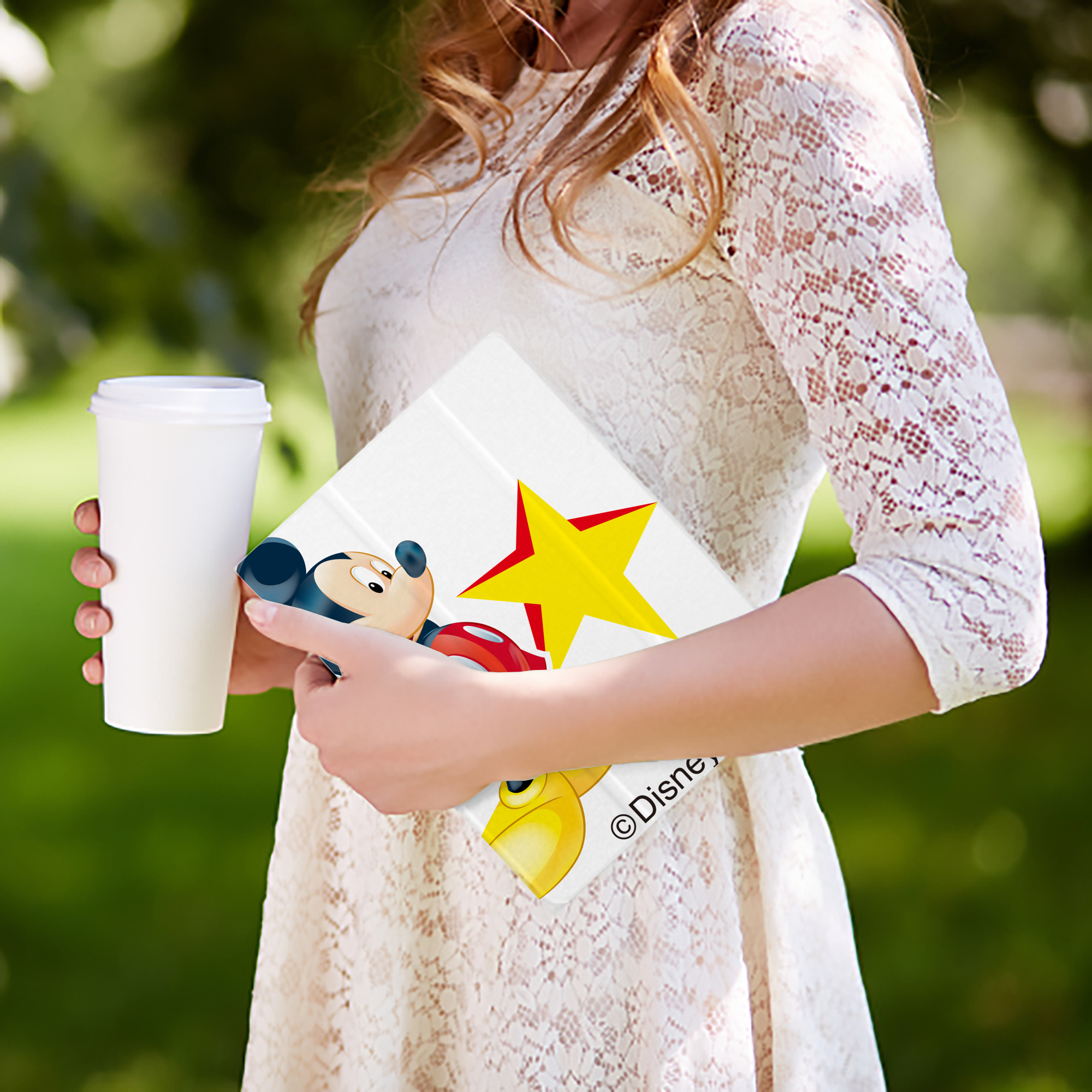 ミッキーマウス Mickey Mouse IPad ケース ペン収納付き 三つ折りスタンド PUレザー×シリコン 対応機種9.5/10.5/10.9インチ